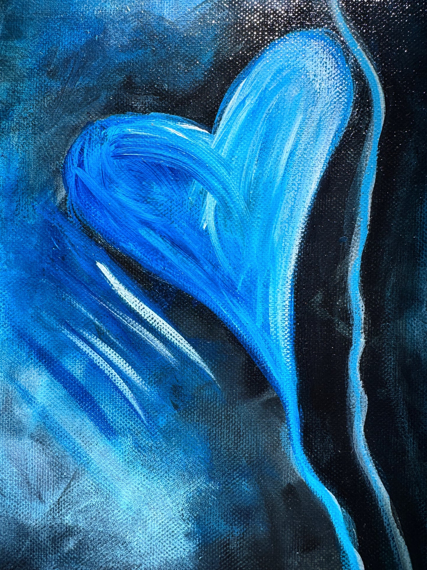 Original NZ Art “ Dancing Hearts “