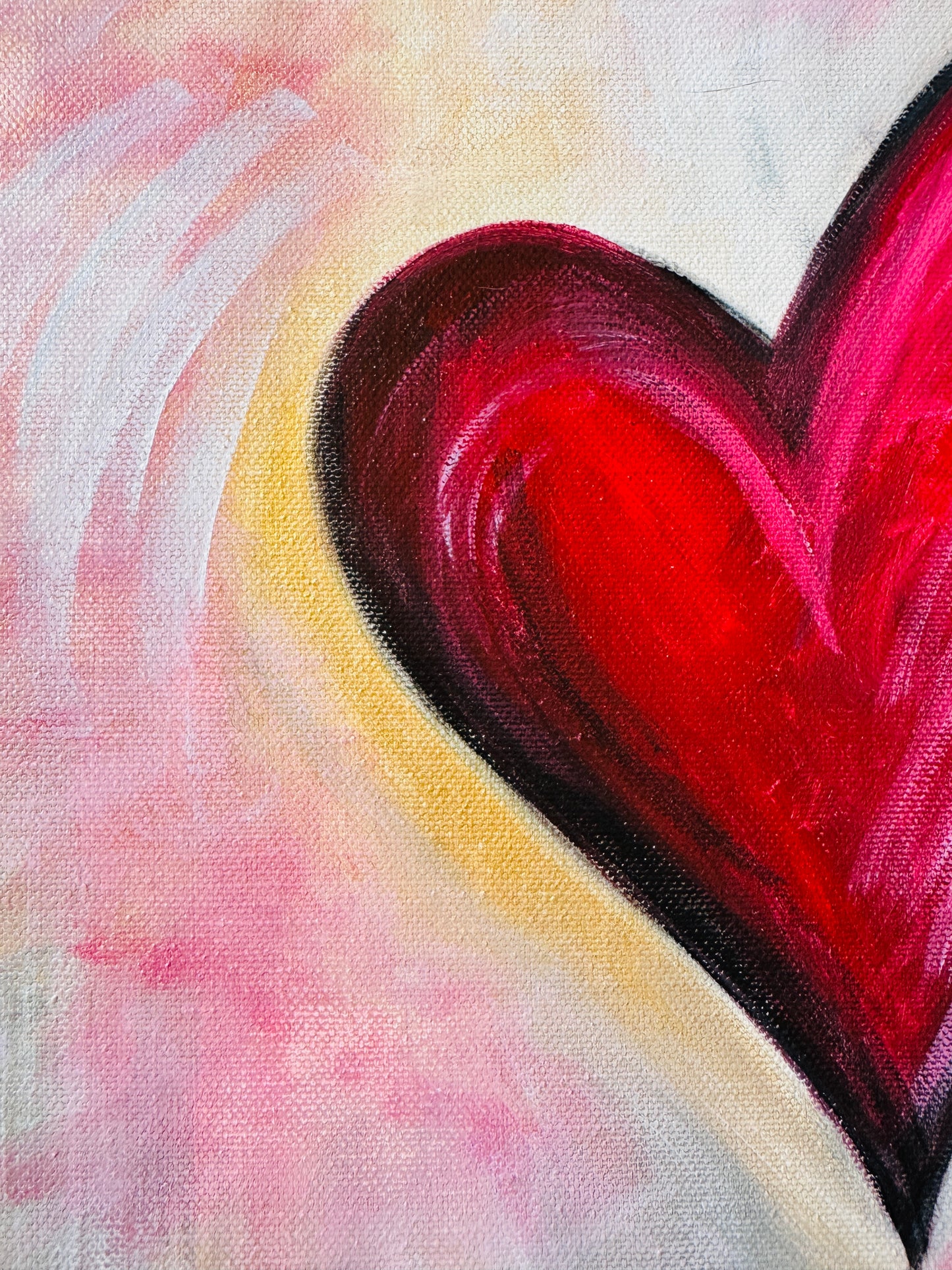 Original NZ Artwork “Floating Hearts”