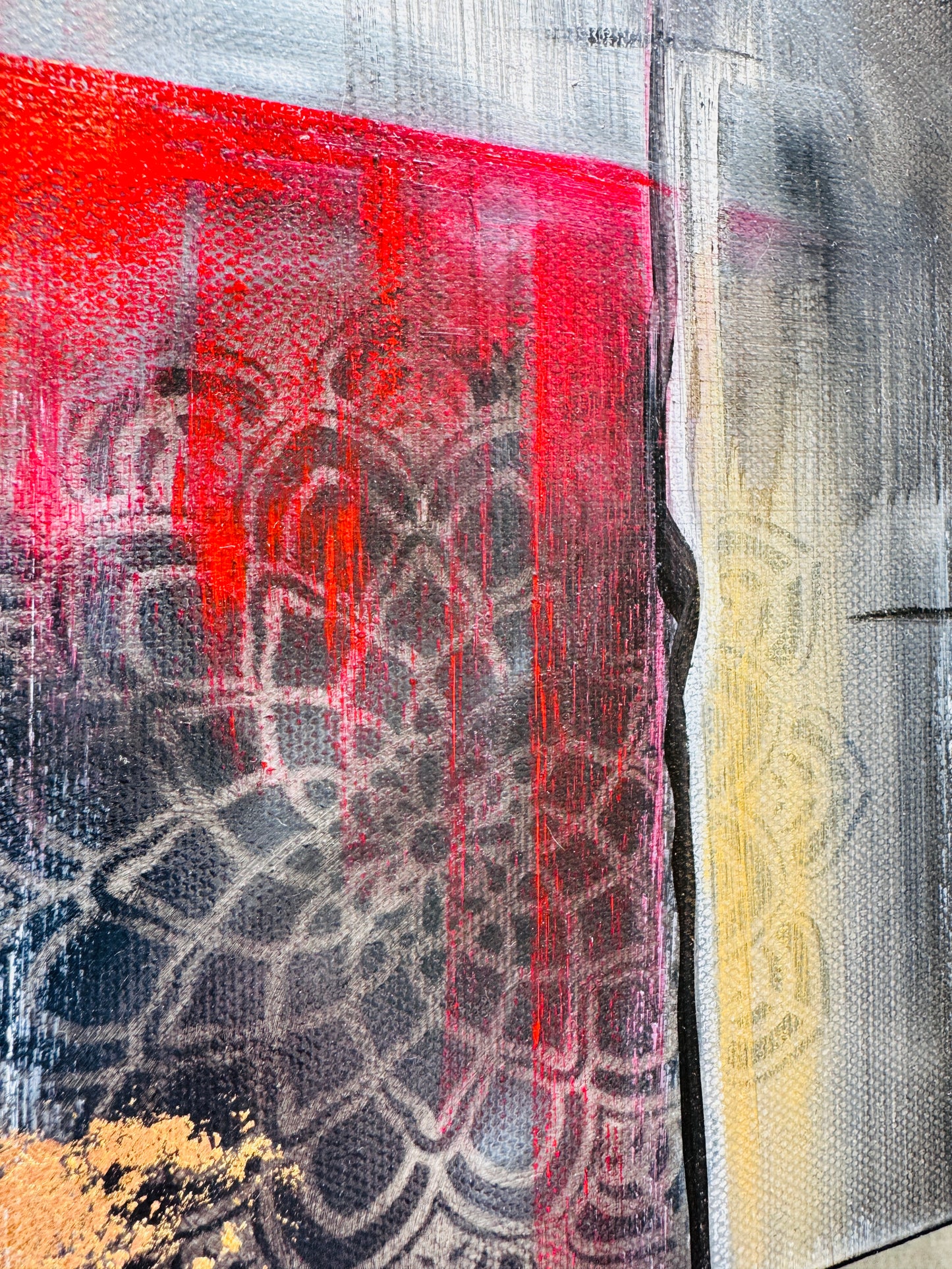 Original NZ Art “Patch Work Heart”