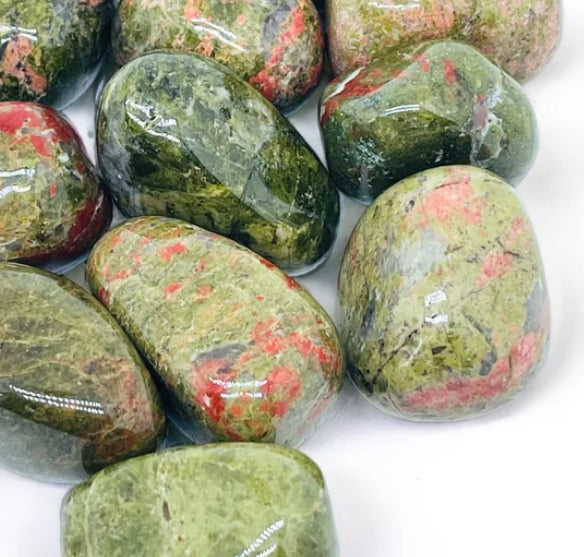 Unakite Tumbled Stone.