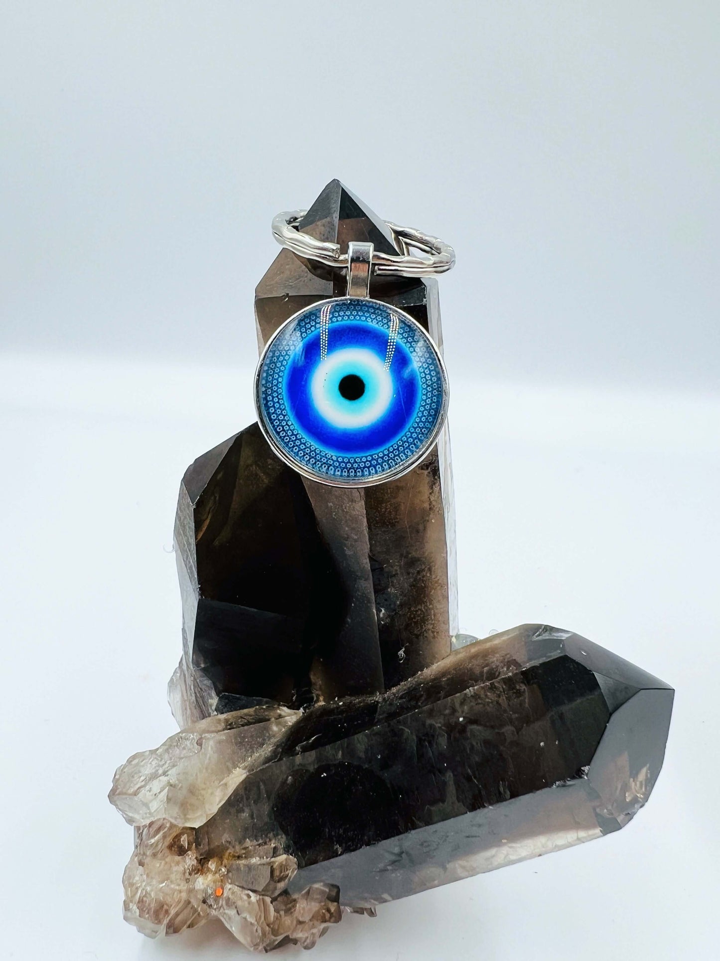 Evil Eye Key Ring Round.