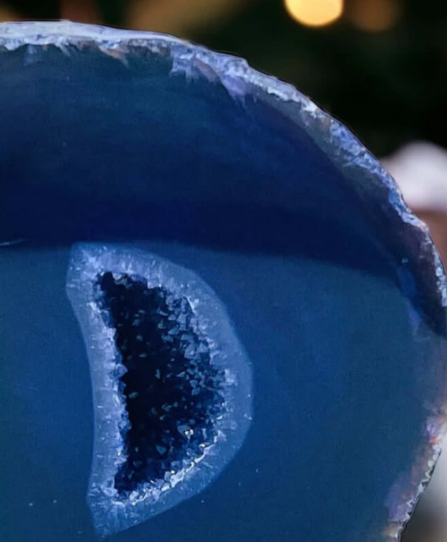 Agate Geode Purple 313g