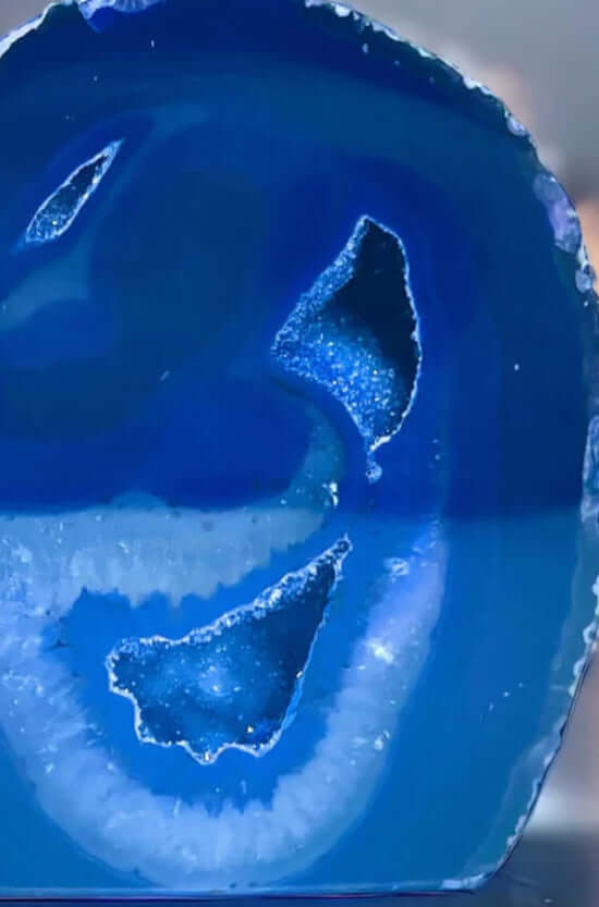 Agate Geode Purple 324g