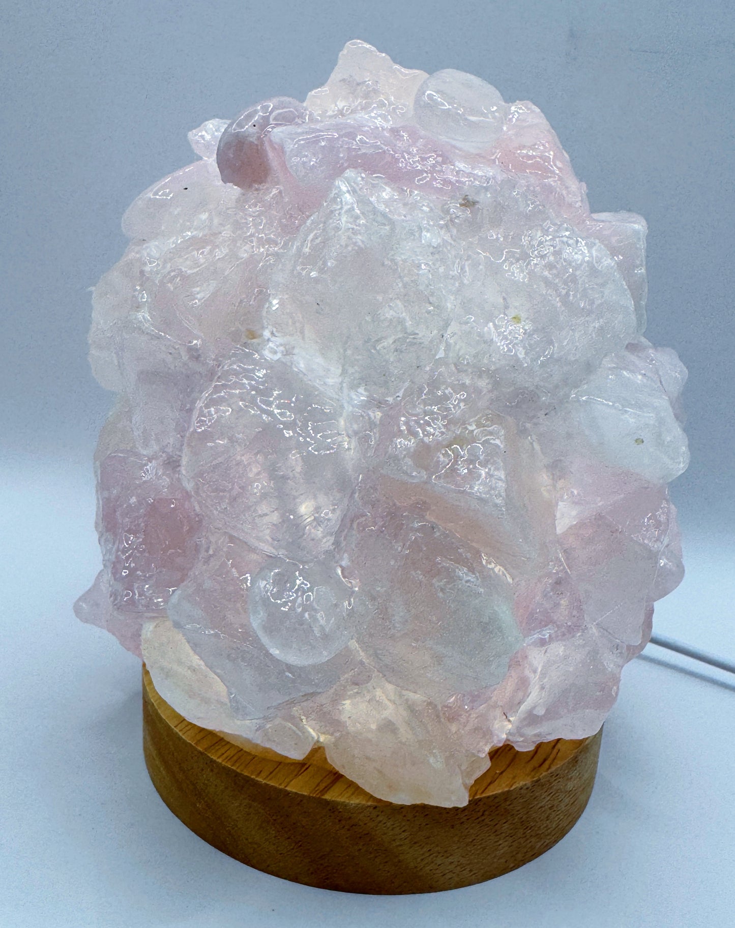 Rose Quartz Dome Lamp