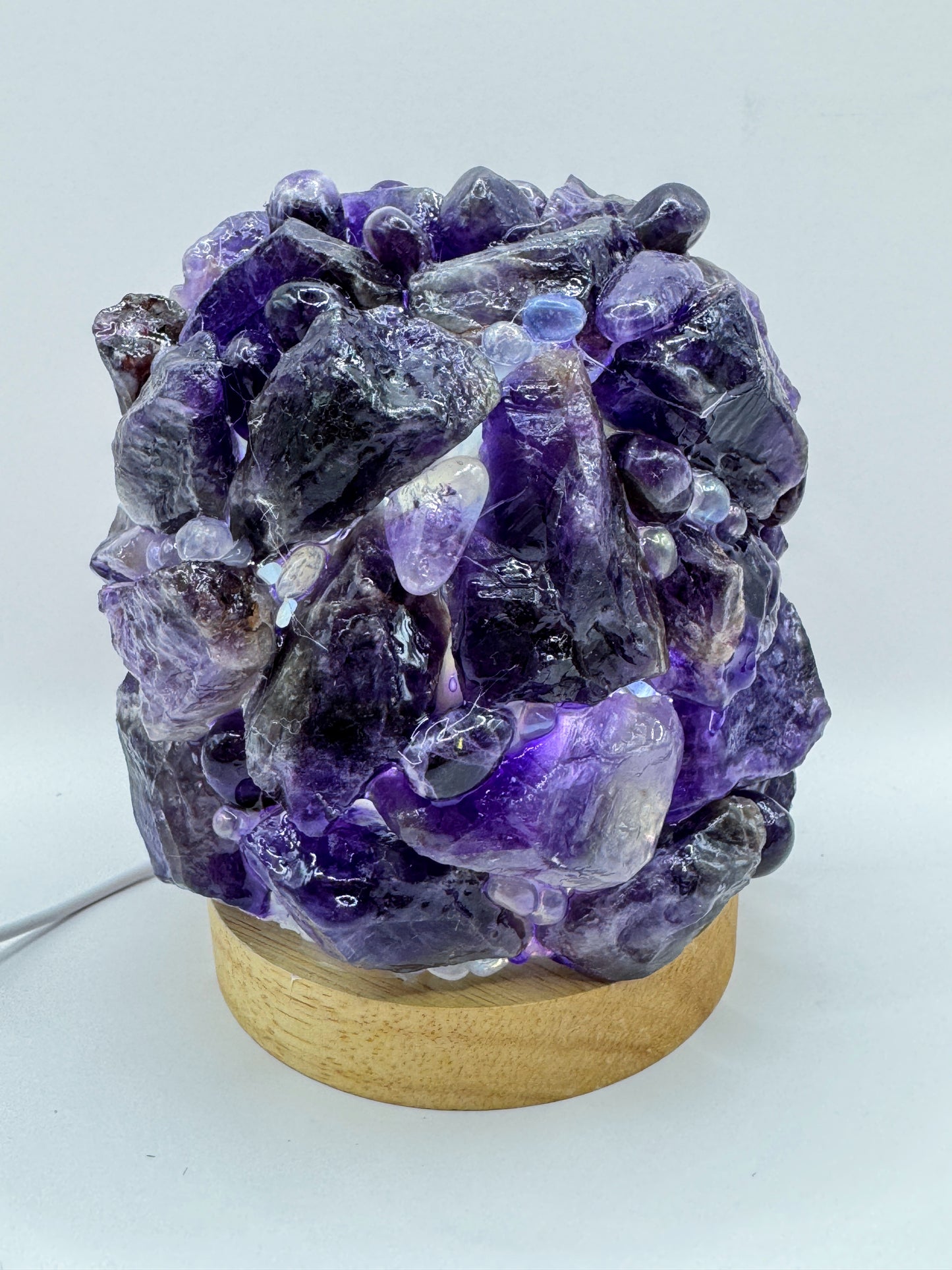 Amethyst Dome Lamp