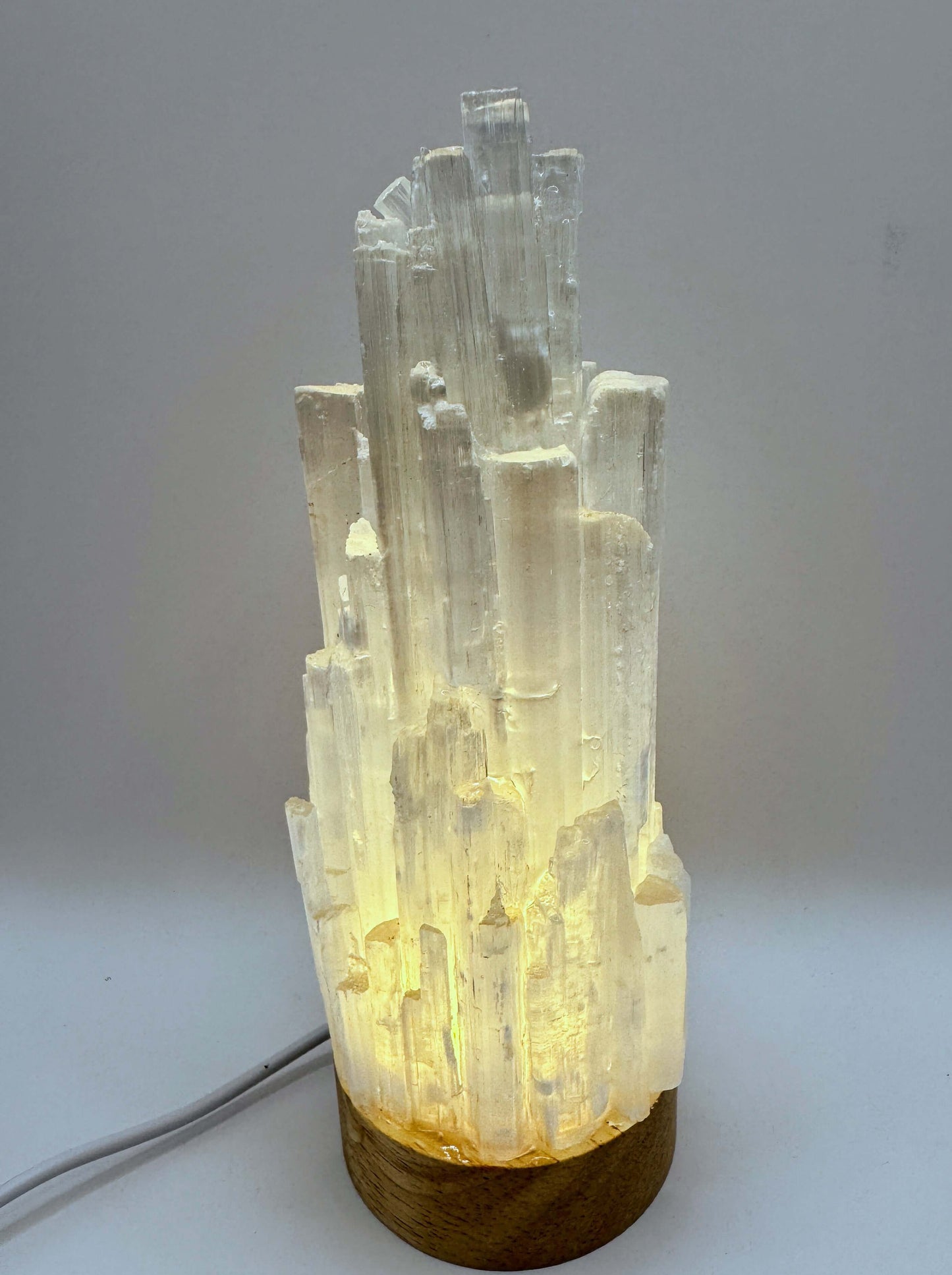 Selenite Lamp (6cm Base) 6