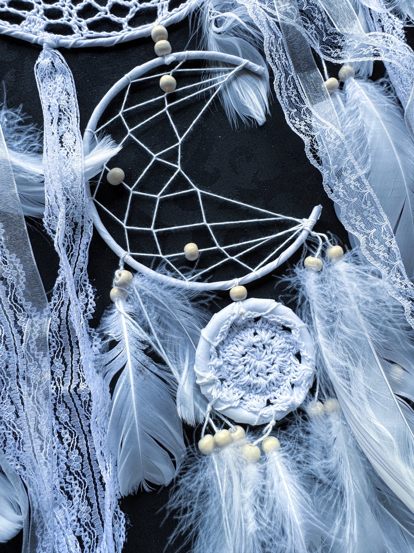 Large White Dream Catcher