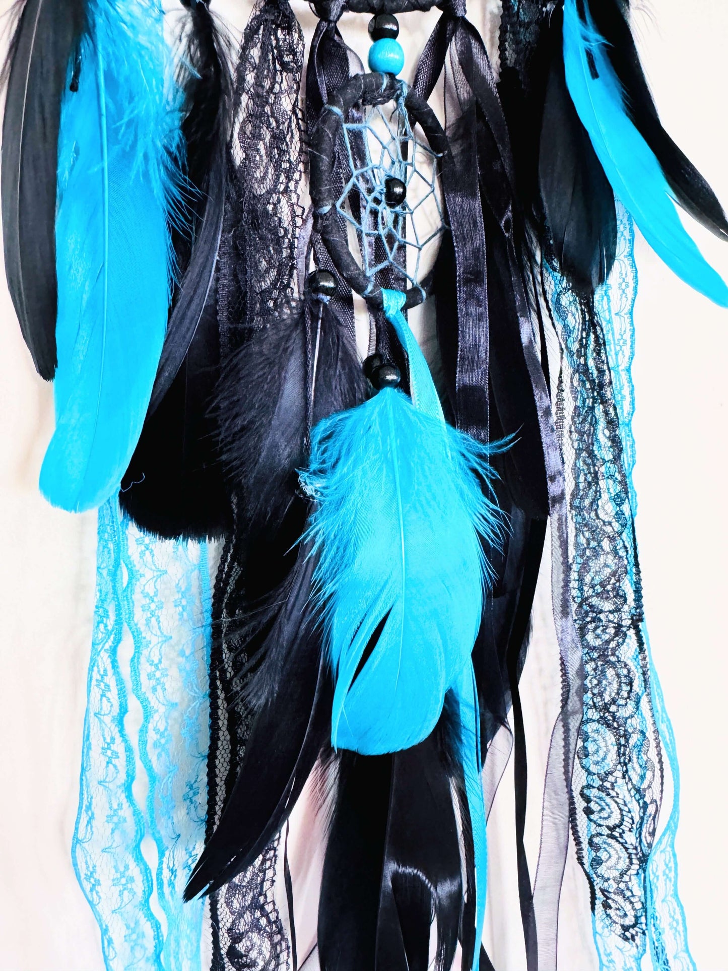 Turquoise Double Ring Dreamcatcher