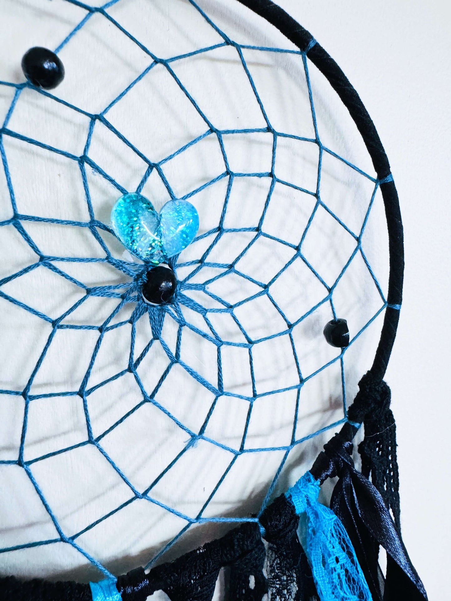 Dream Catcher Turquoise & Black Single Ring