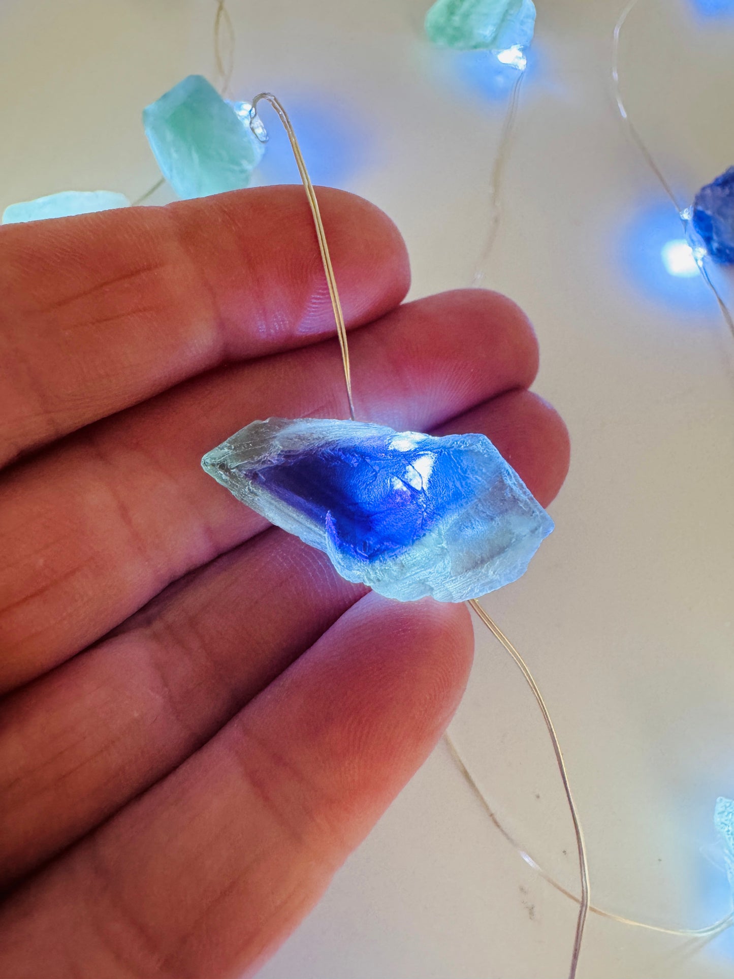 Crystal Fairy Lights Fluorite 3M