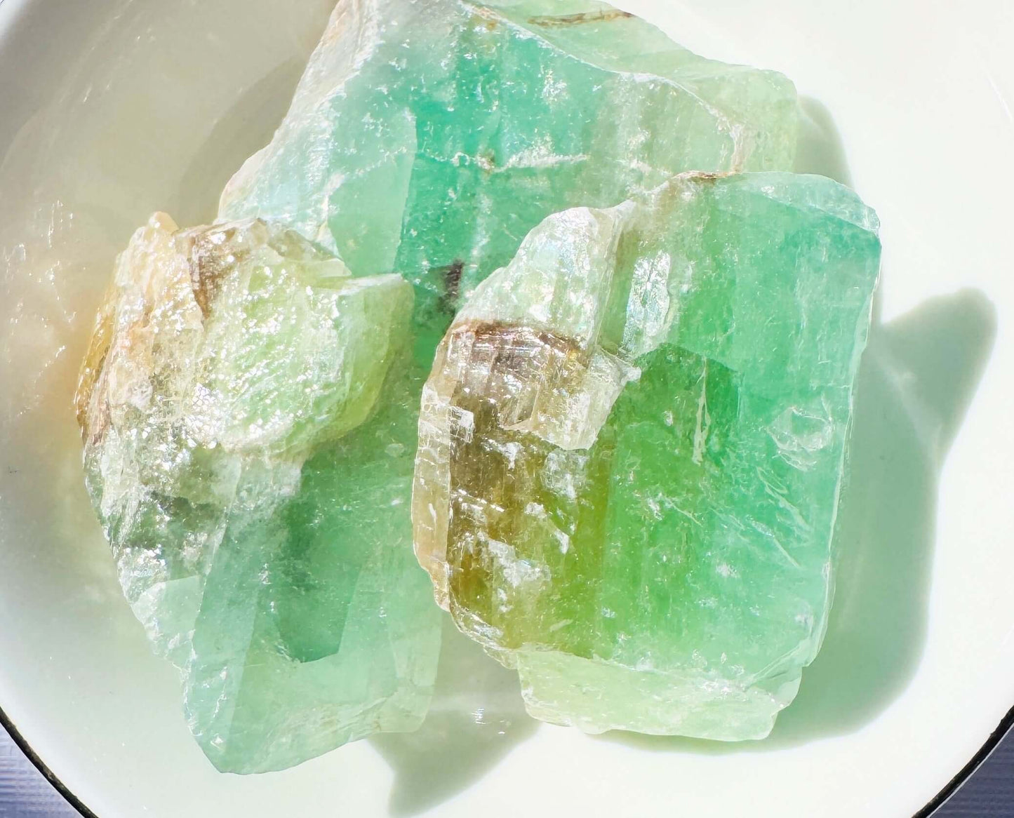 Rough Green Calcite