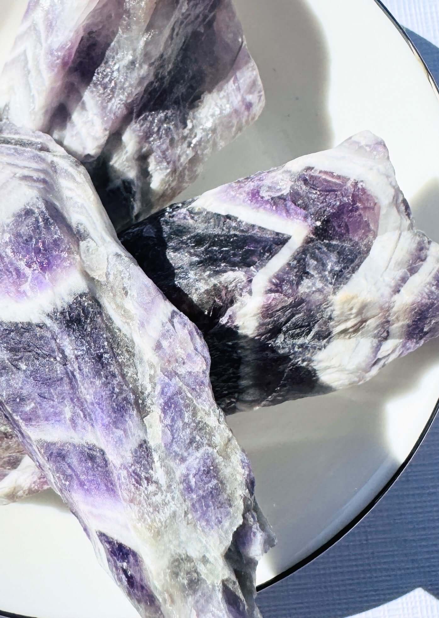 Chevron Amethyst Shards