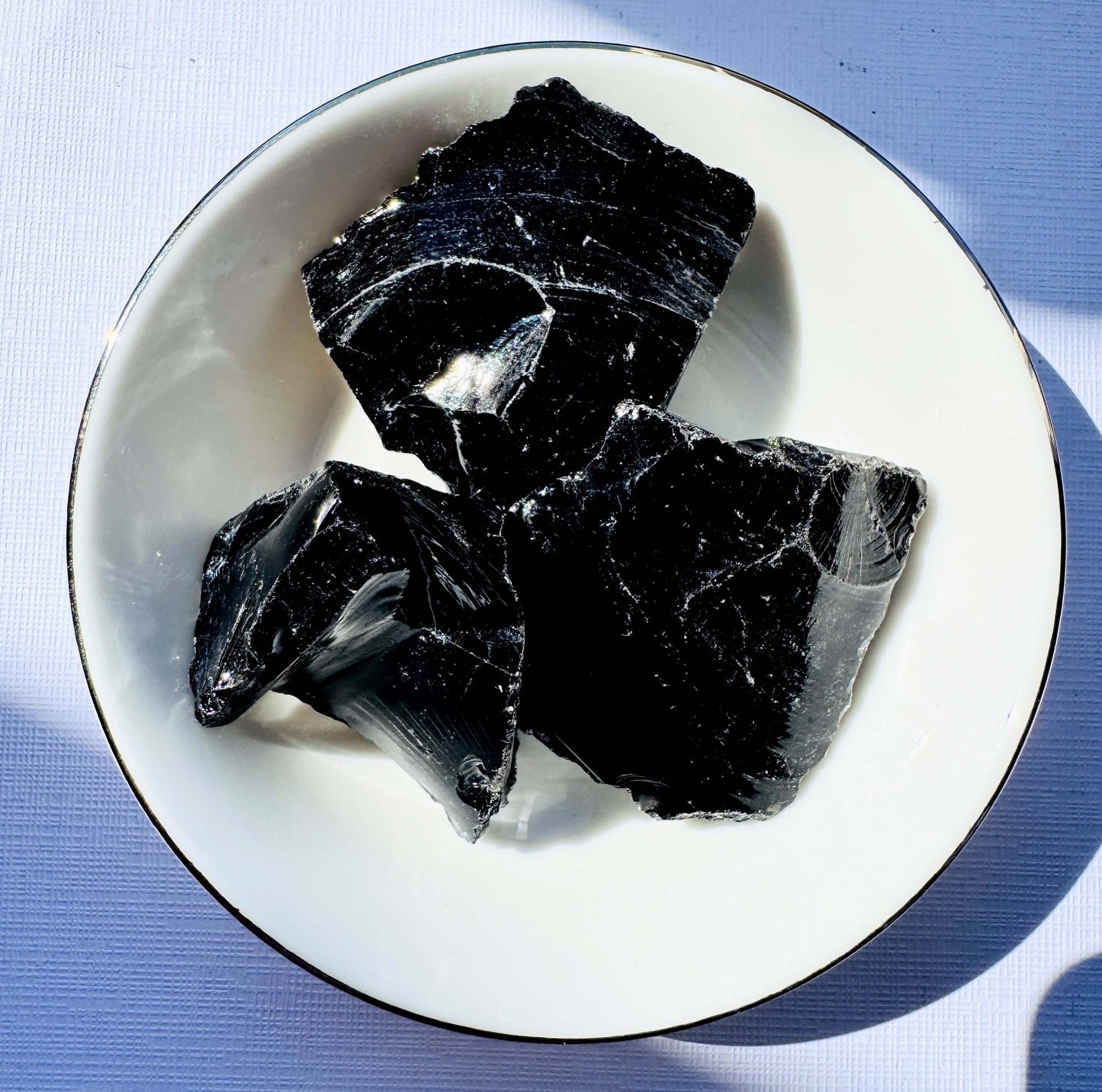 Black obsidian