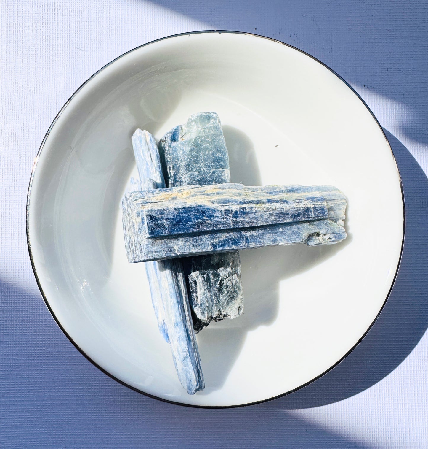 Black Kyanite & Blue Kyanite