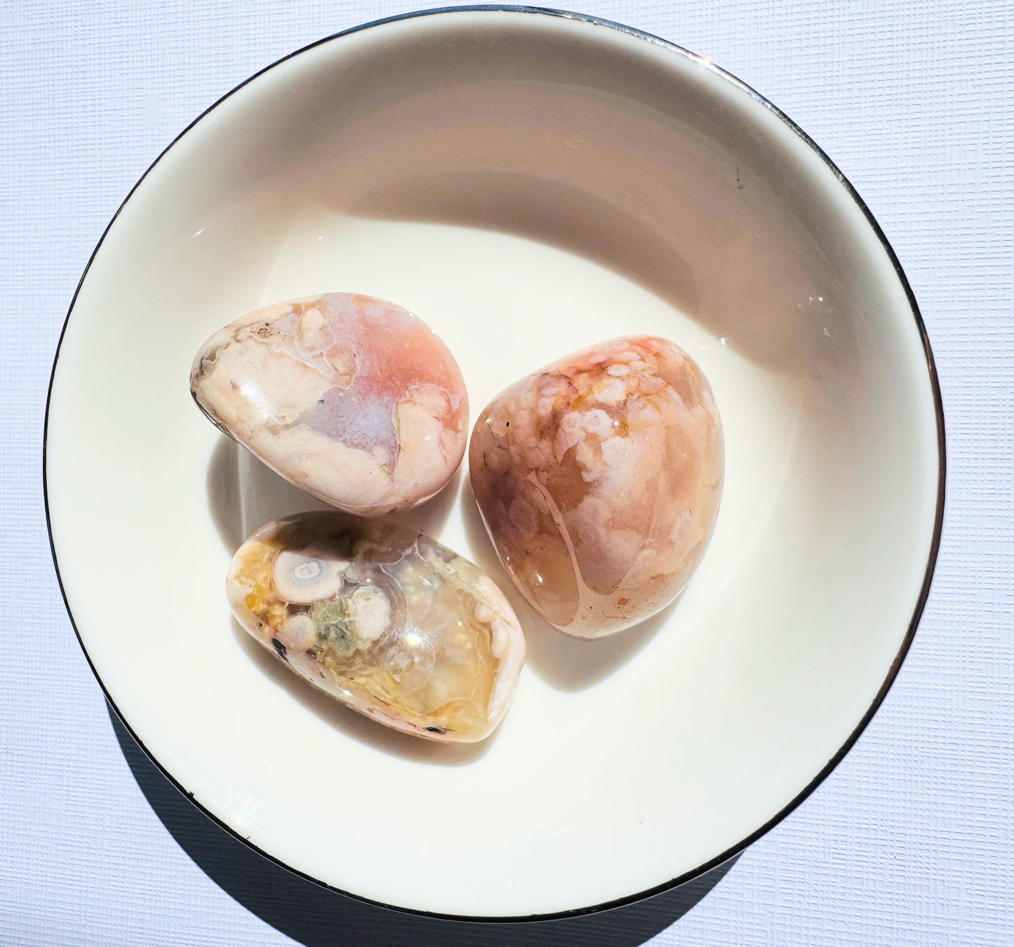 Flower Agate Tumble
