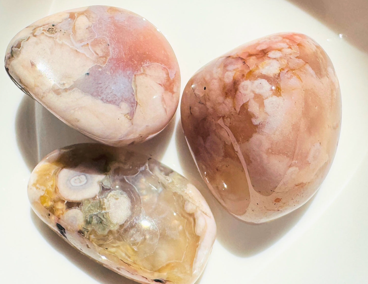 Flower Agate Tumble