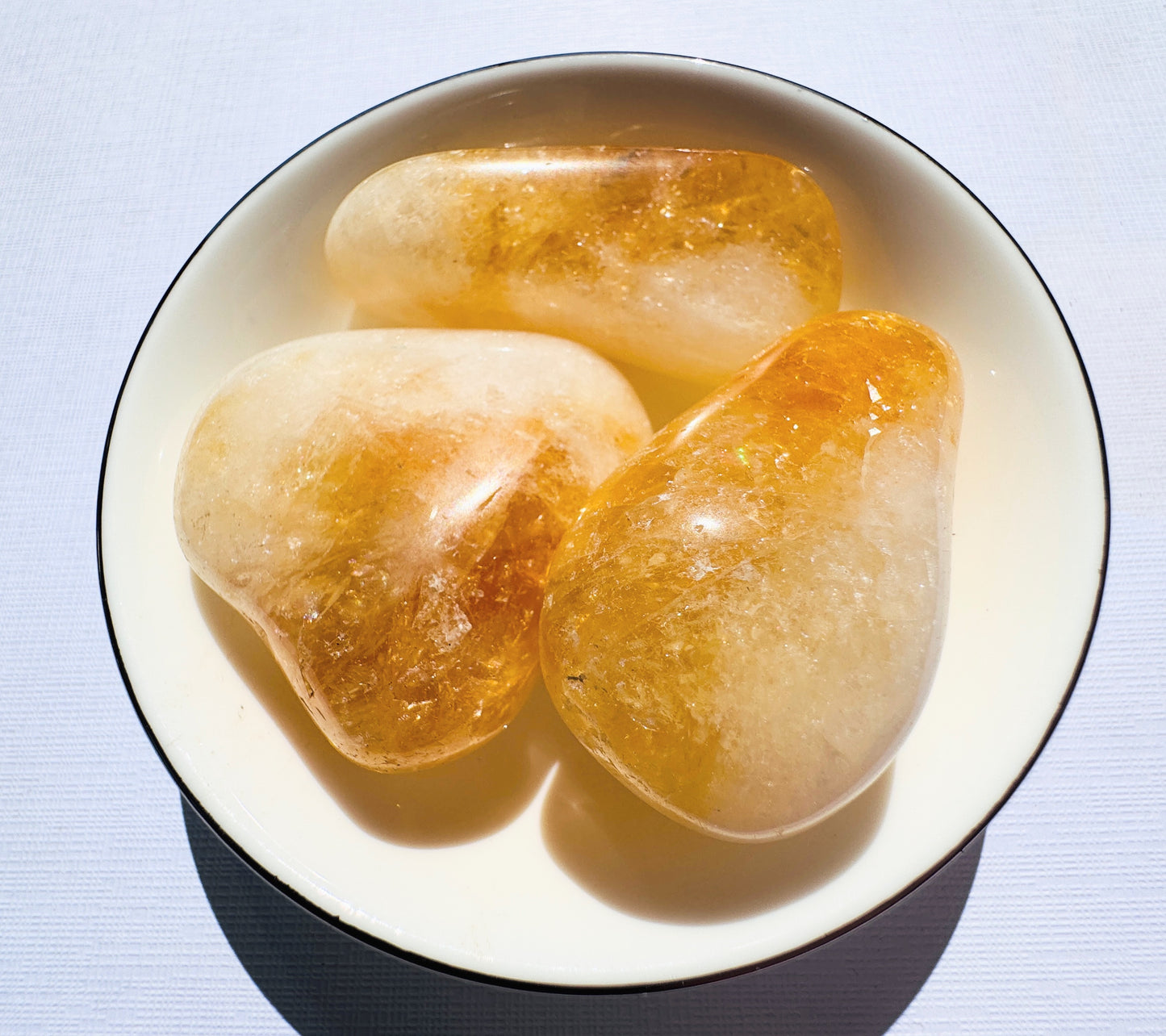 Large Citrine Tumbled Stones.