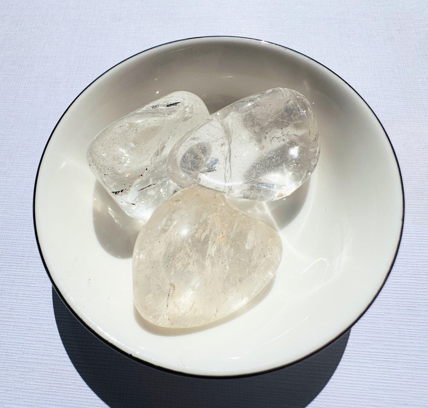 Large Clear Quartz Tumble.