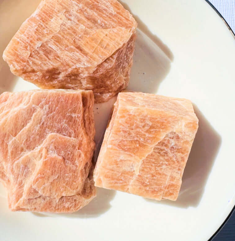 Rough Peach Moonstone