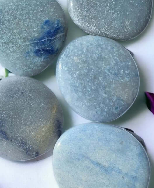 Blue Aventurine Palm Stones