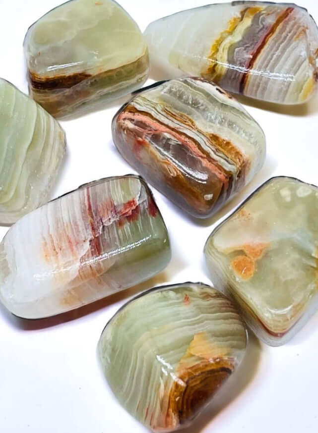 Banded Green Calcite.