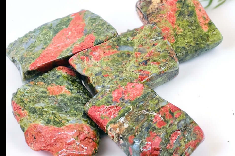 Unakite Slabs.