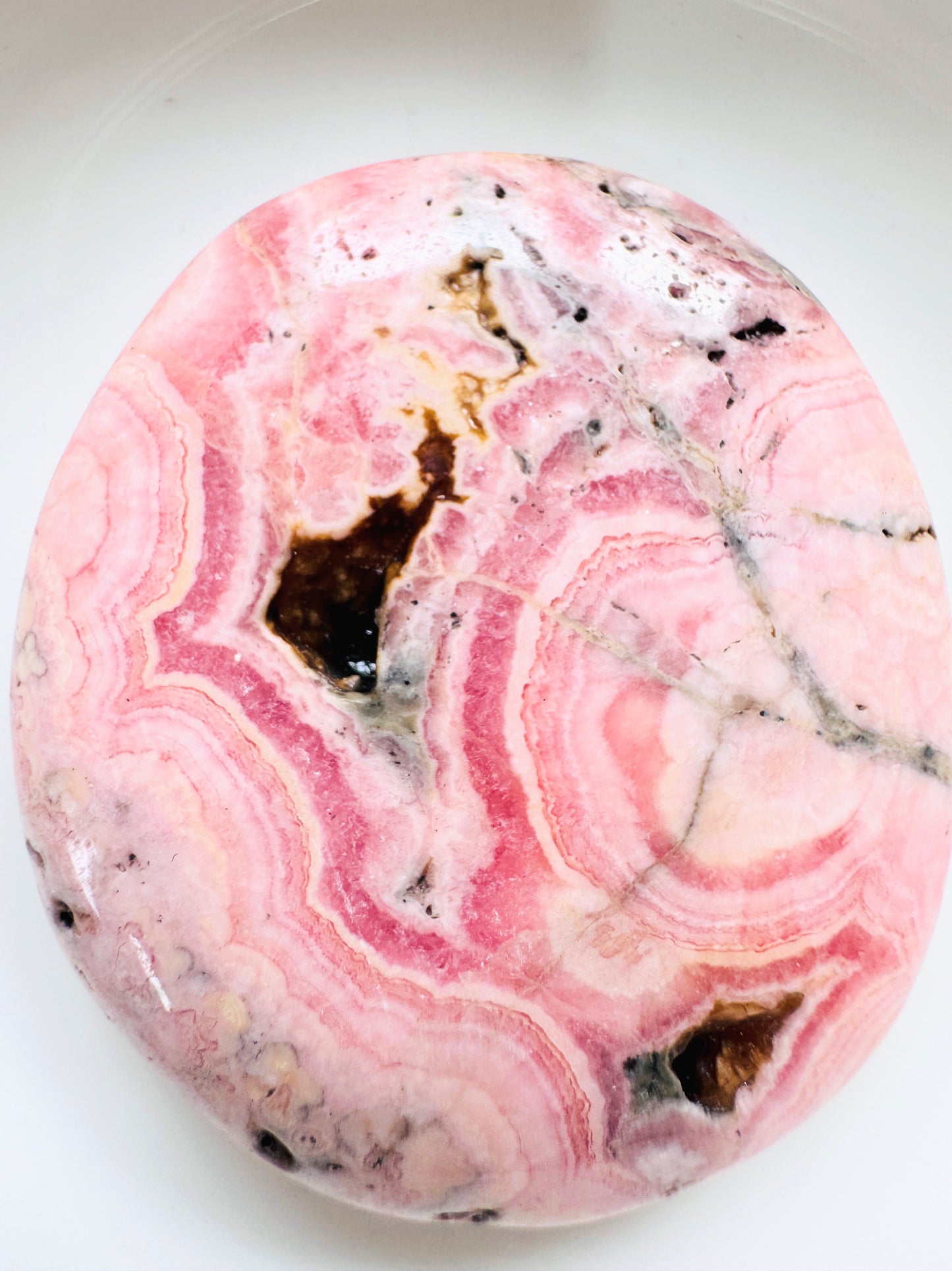 Rhodochrosite Flat Stones