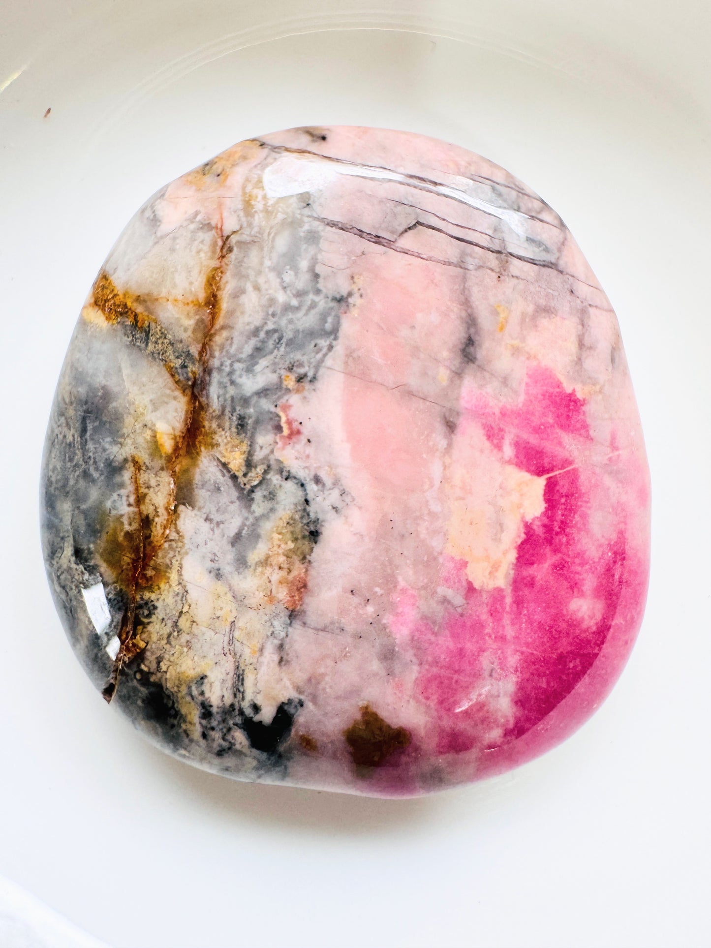 Rhodonite flat Stones