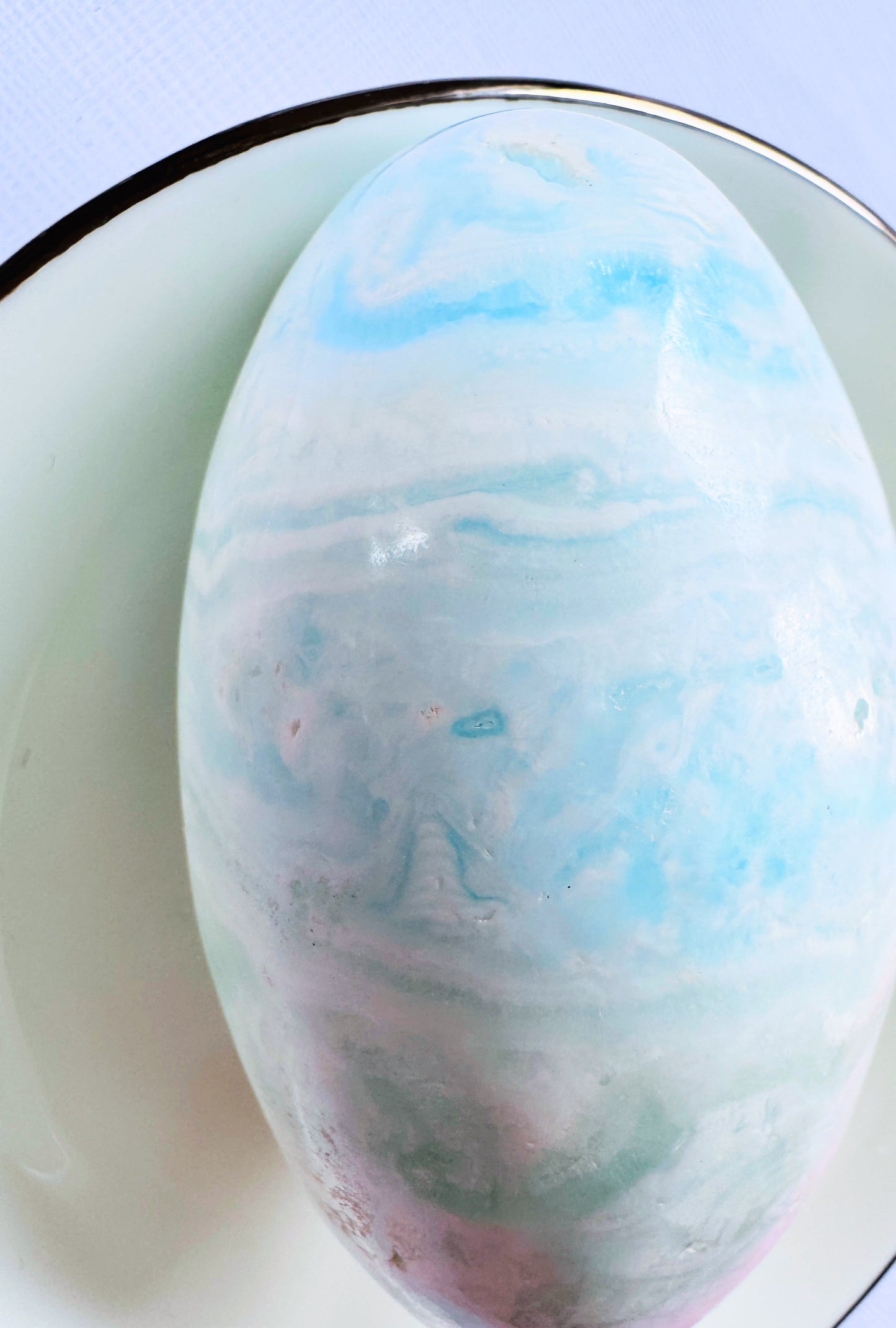 Carribbean Calcite Long Egg 173g