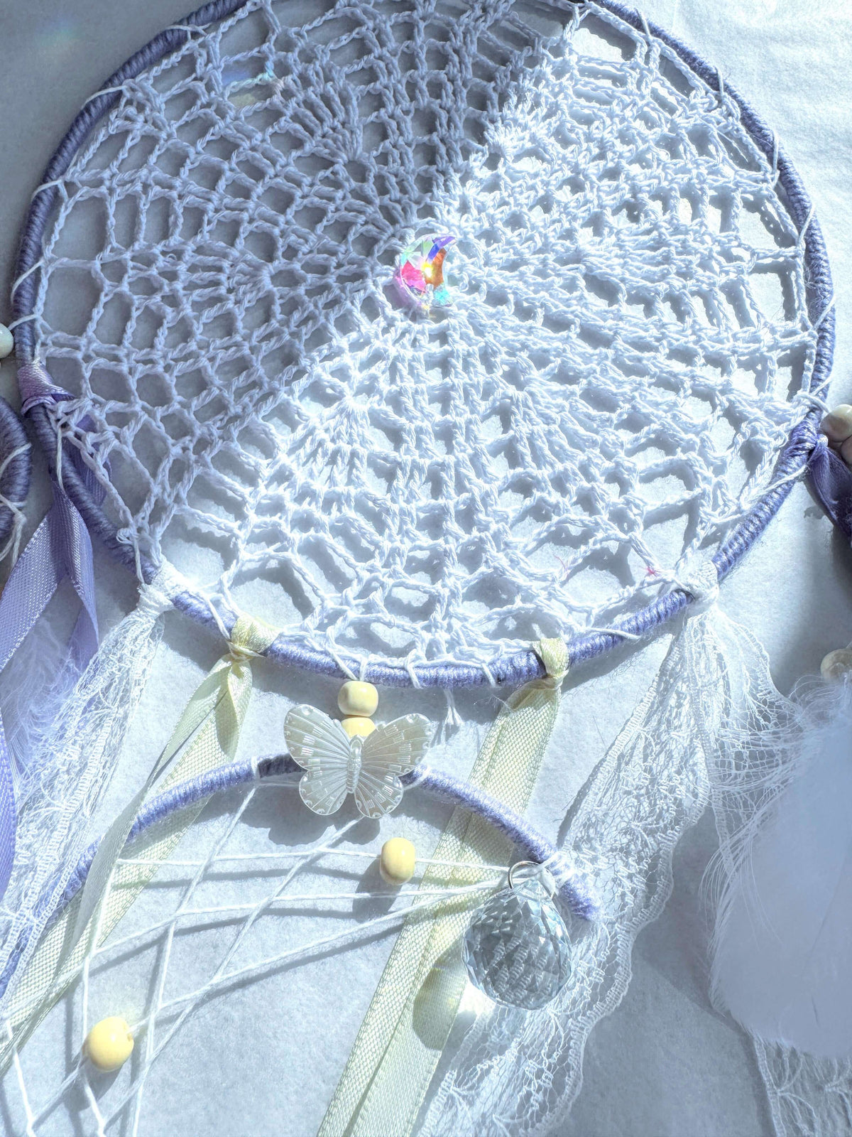 Large Lavender Dream Catcher