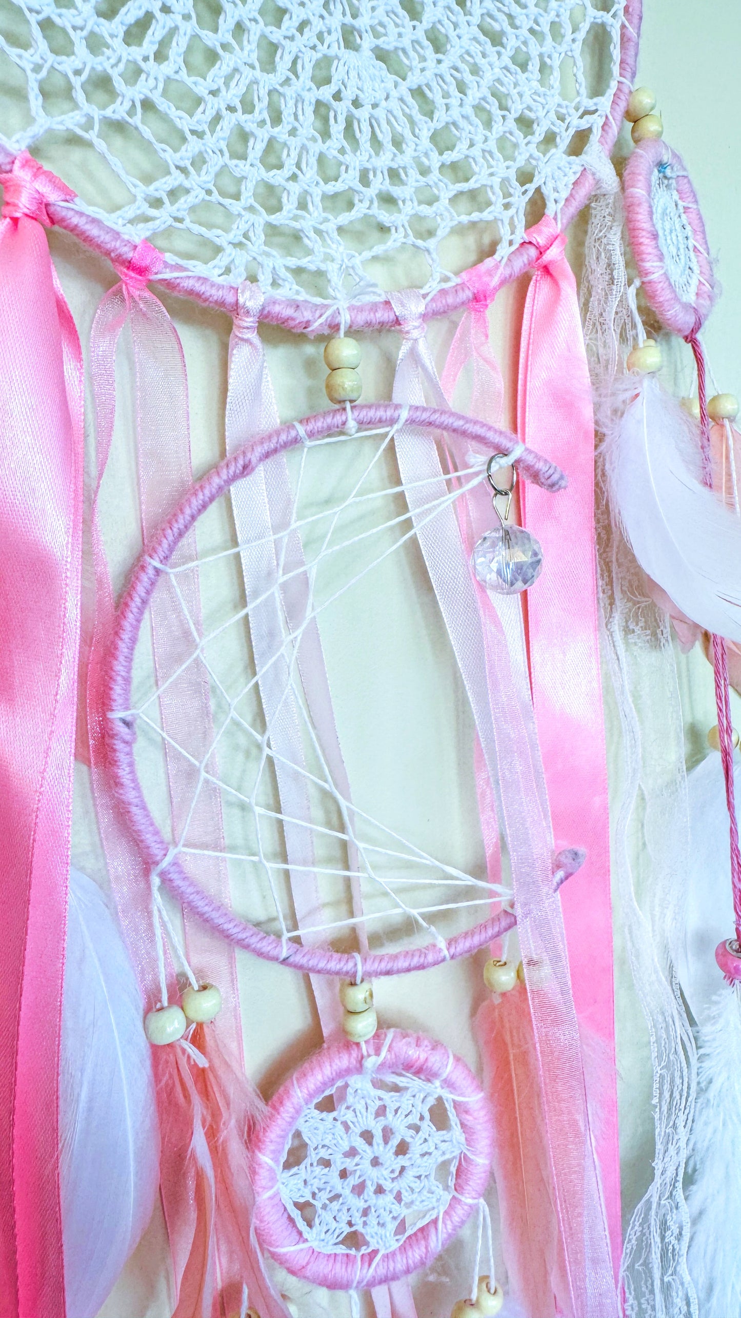 Pink Large Dream Catcher