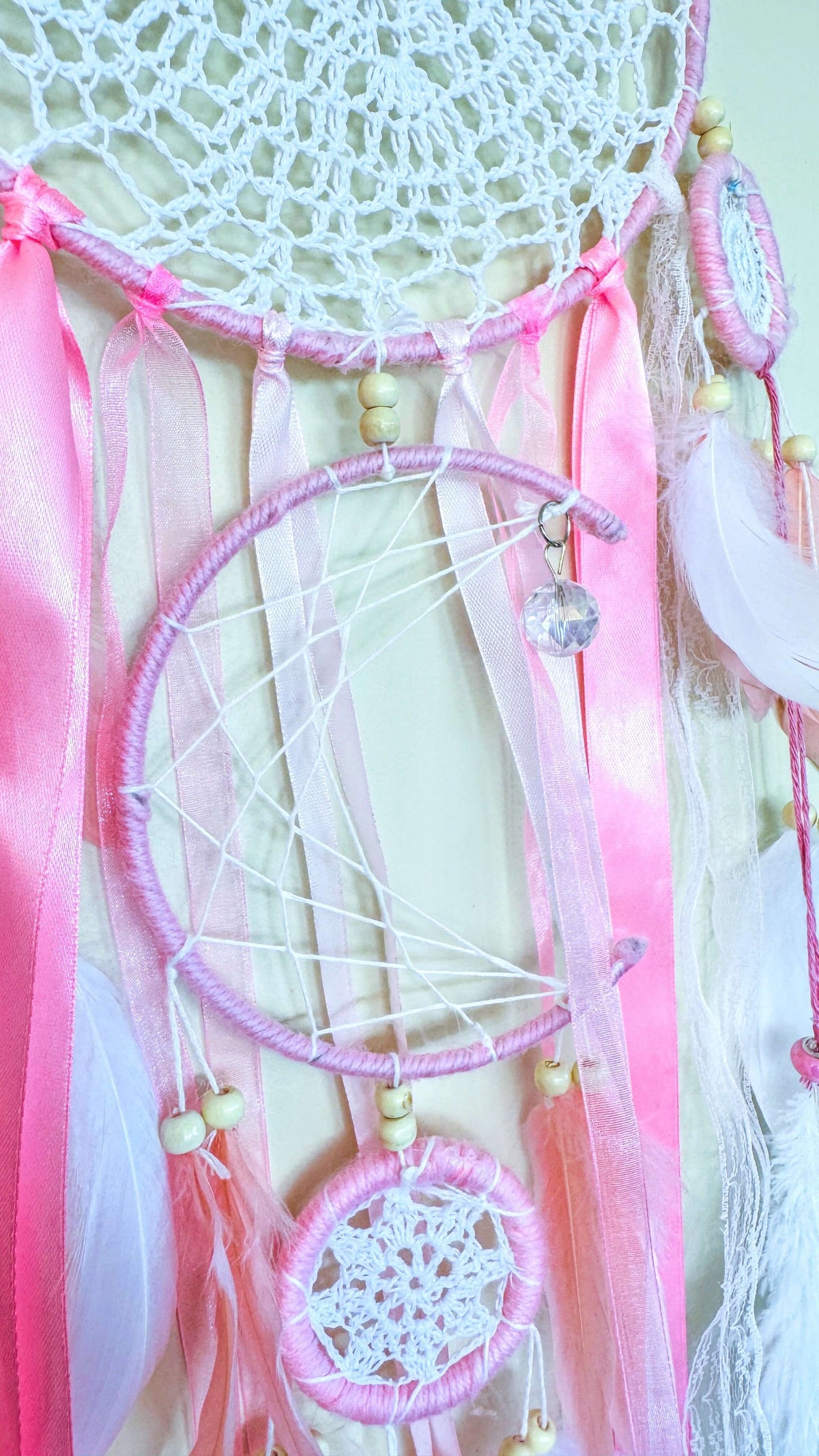 Pink Large Dream Catcher