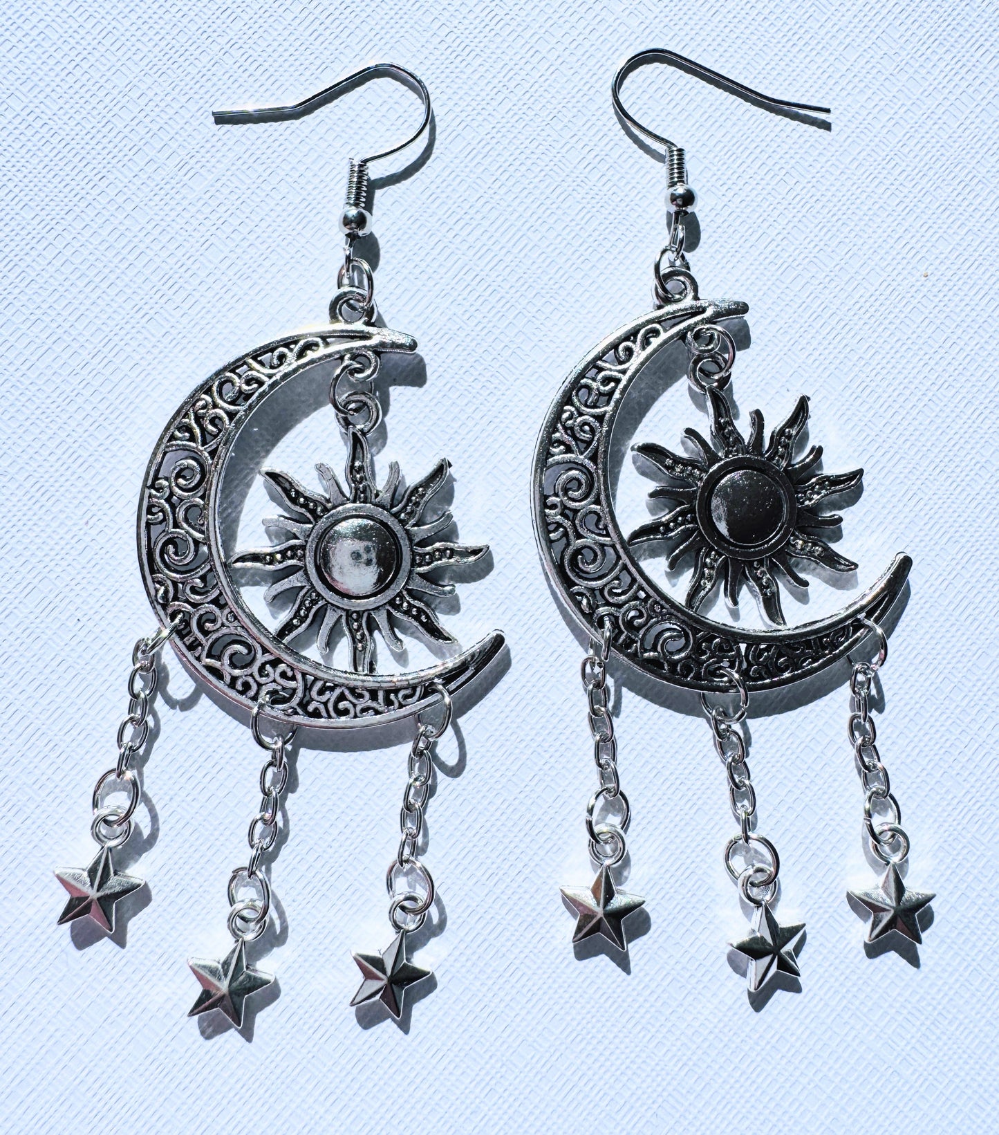 Sun Moon and Stars Earrings