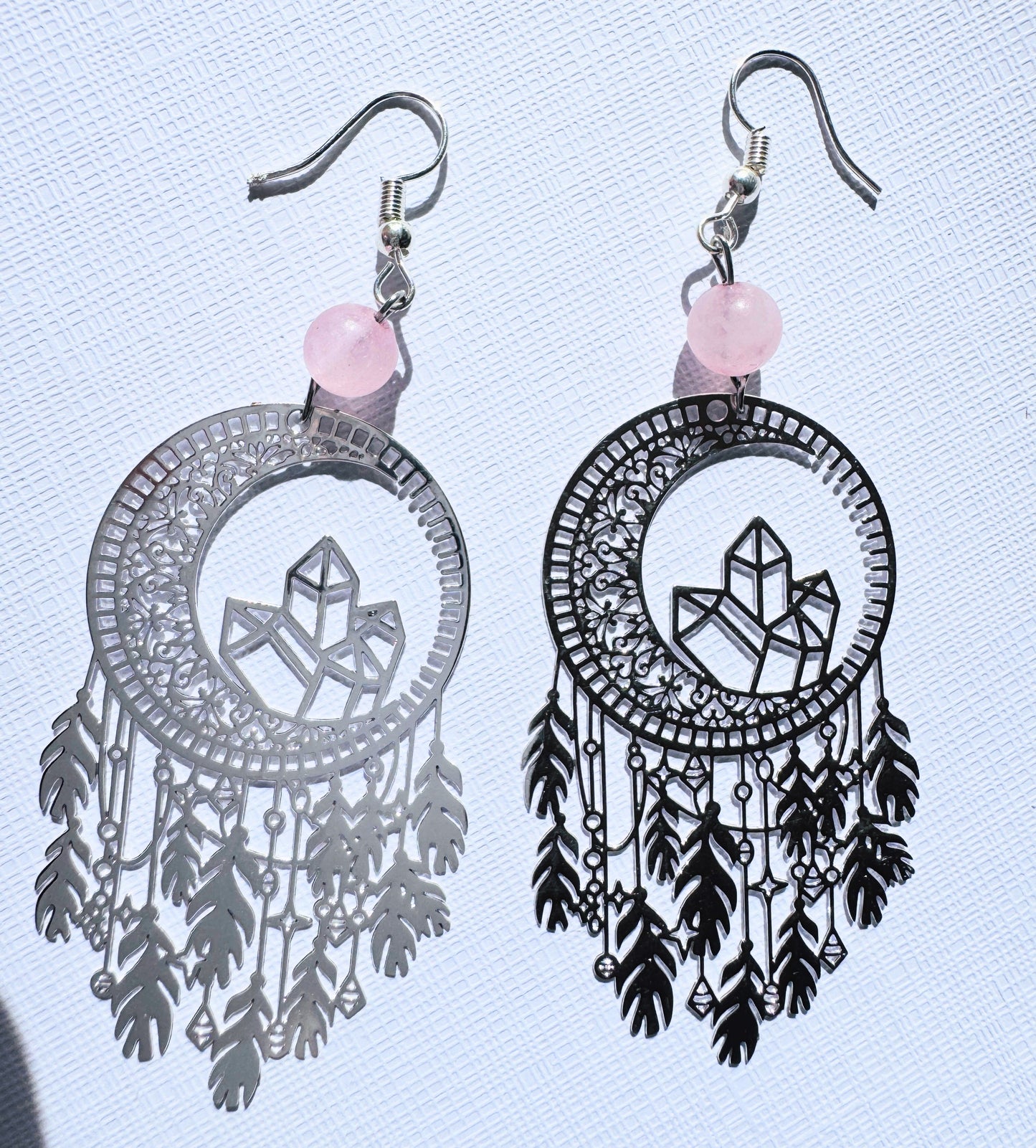 Crystal Moon Earrings