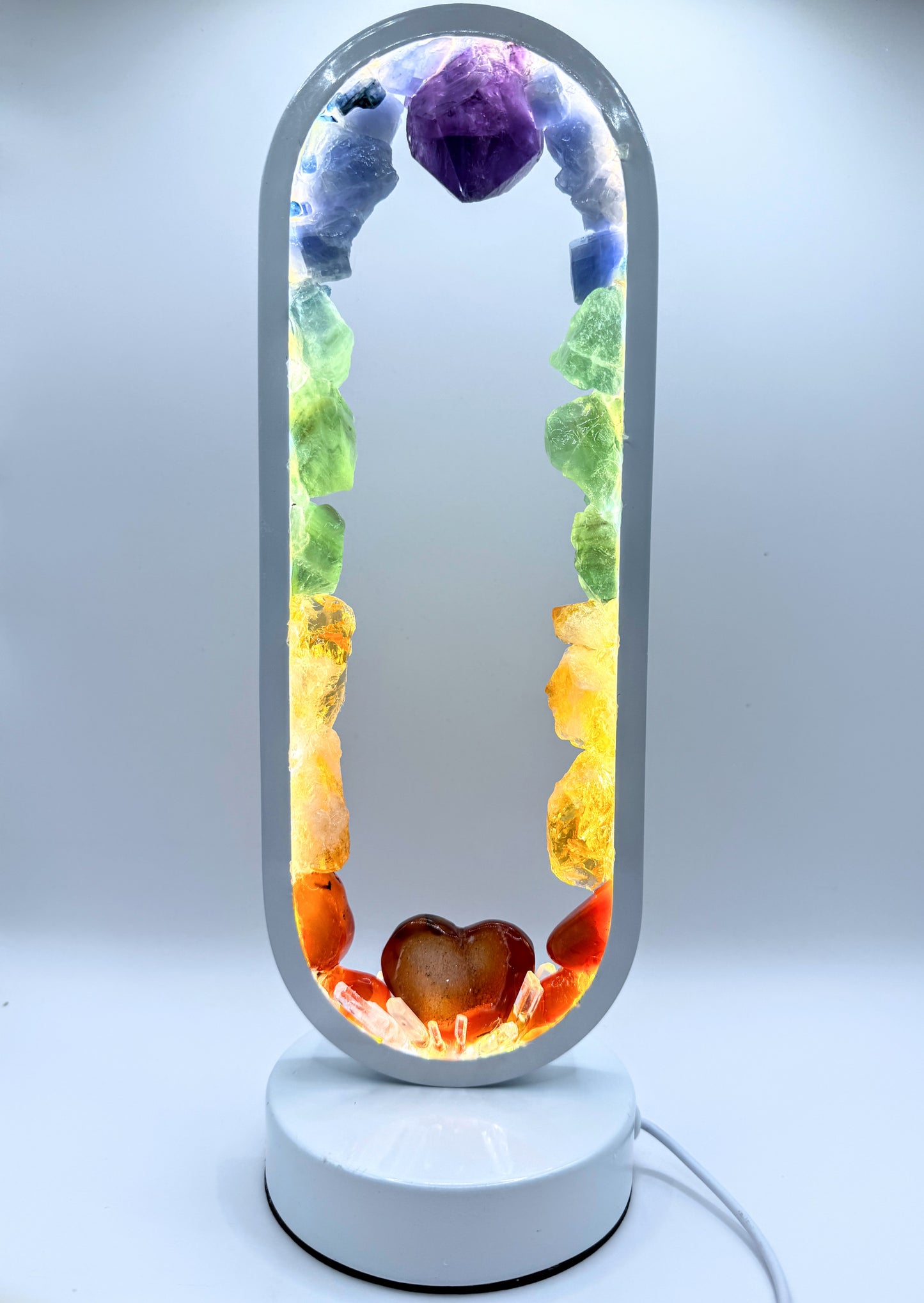 Crystal Portal Lamp “Rainbow Soul”