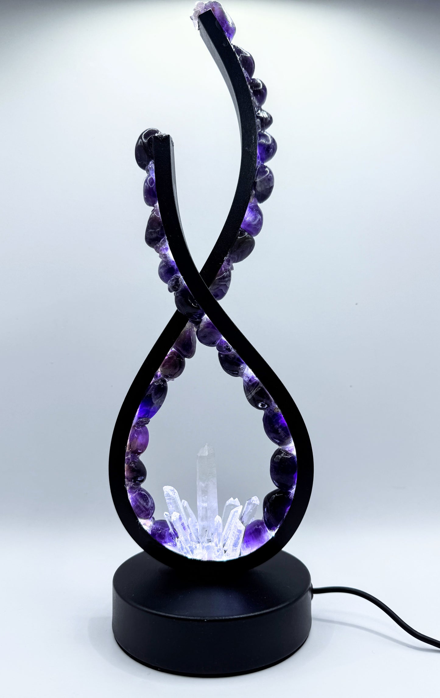 Flame Crystal Lamp “Heavens Gate”