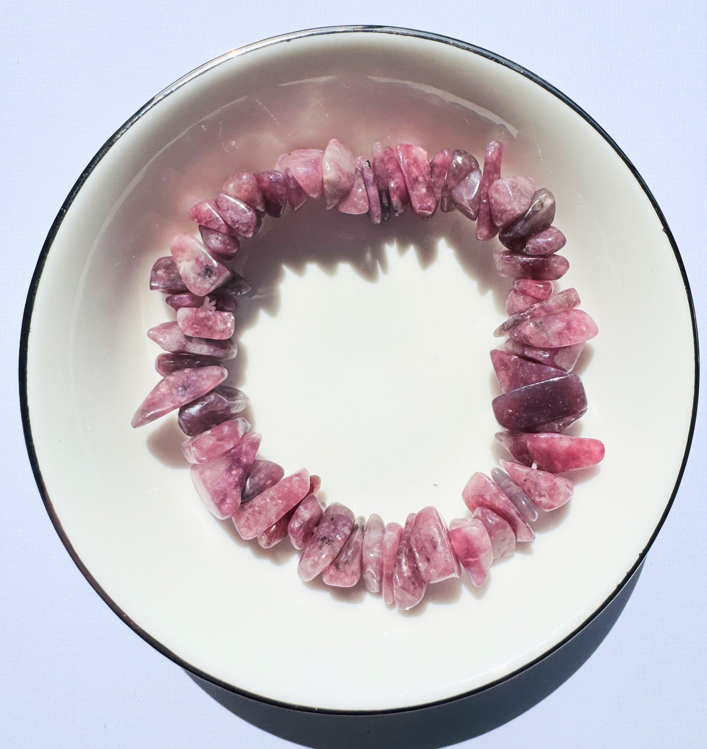 Crystal Chip Bracelets (larger chips)