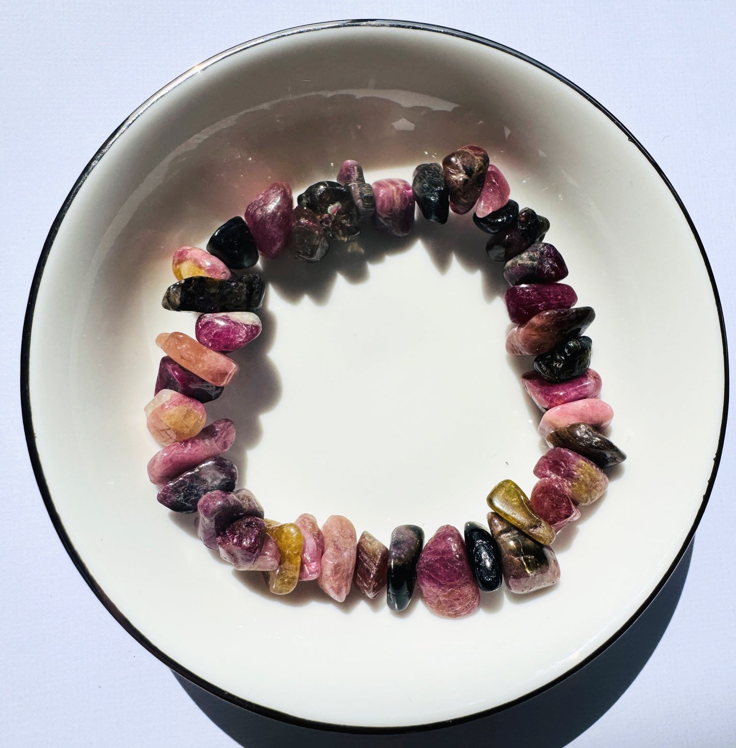 Crystal Chip Bracelets (larger chips)