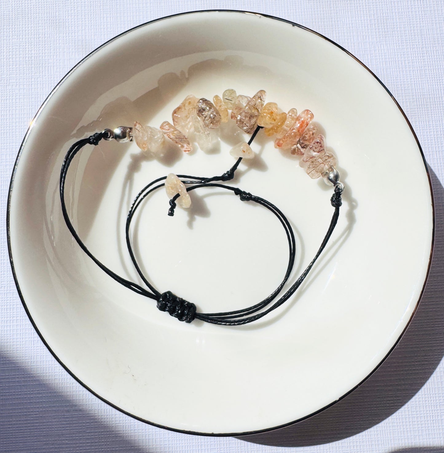 Crystal Chip String Bracelets