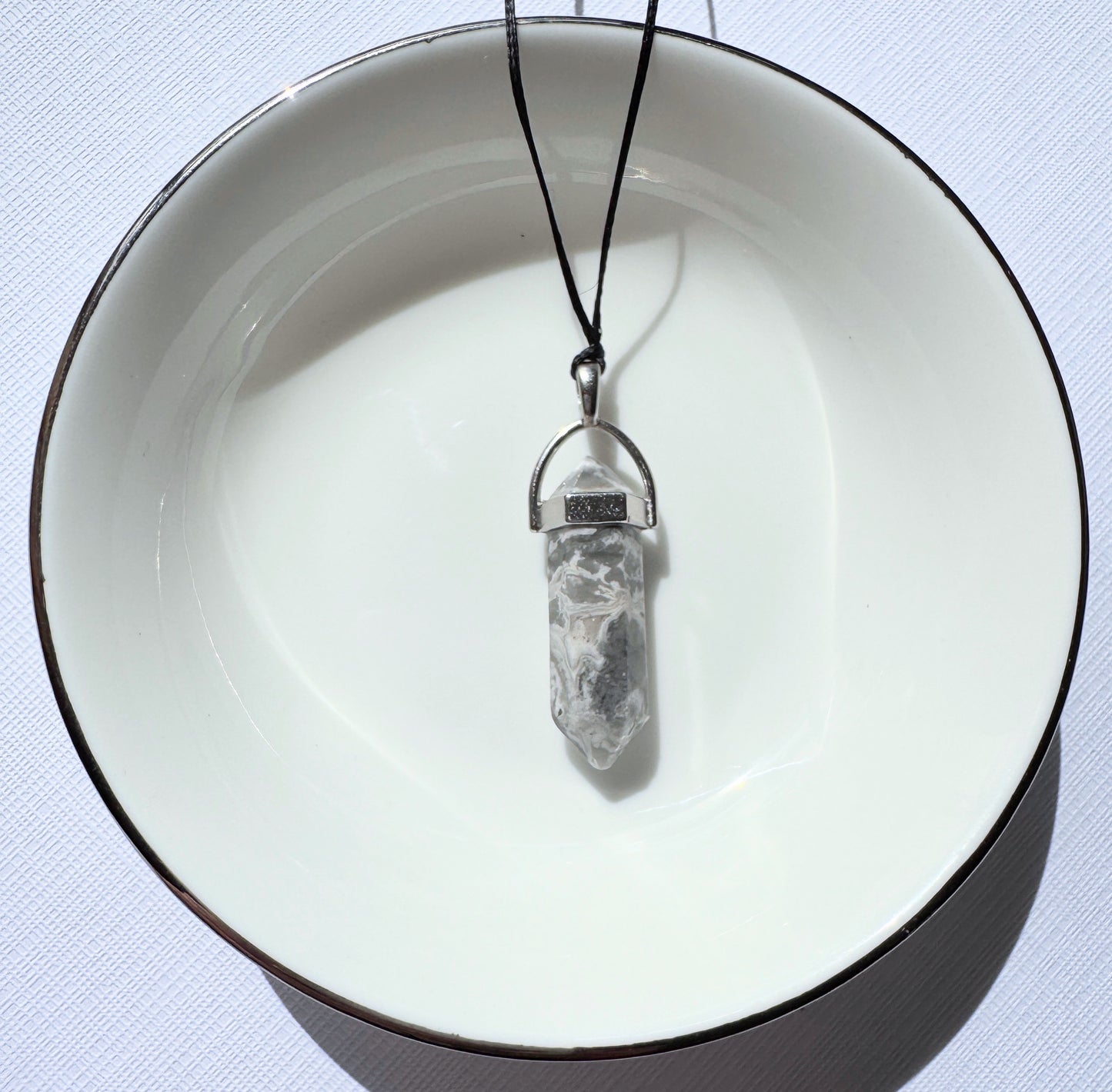Small Crystal Pendants.