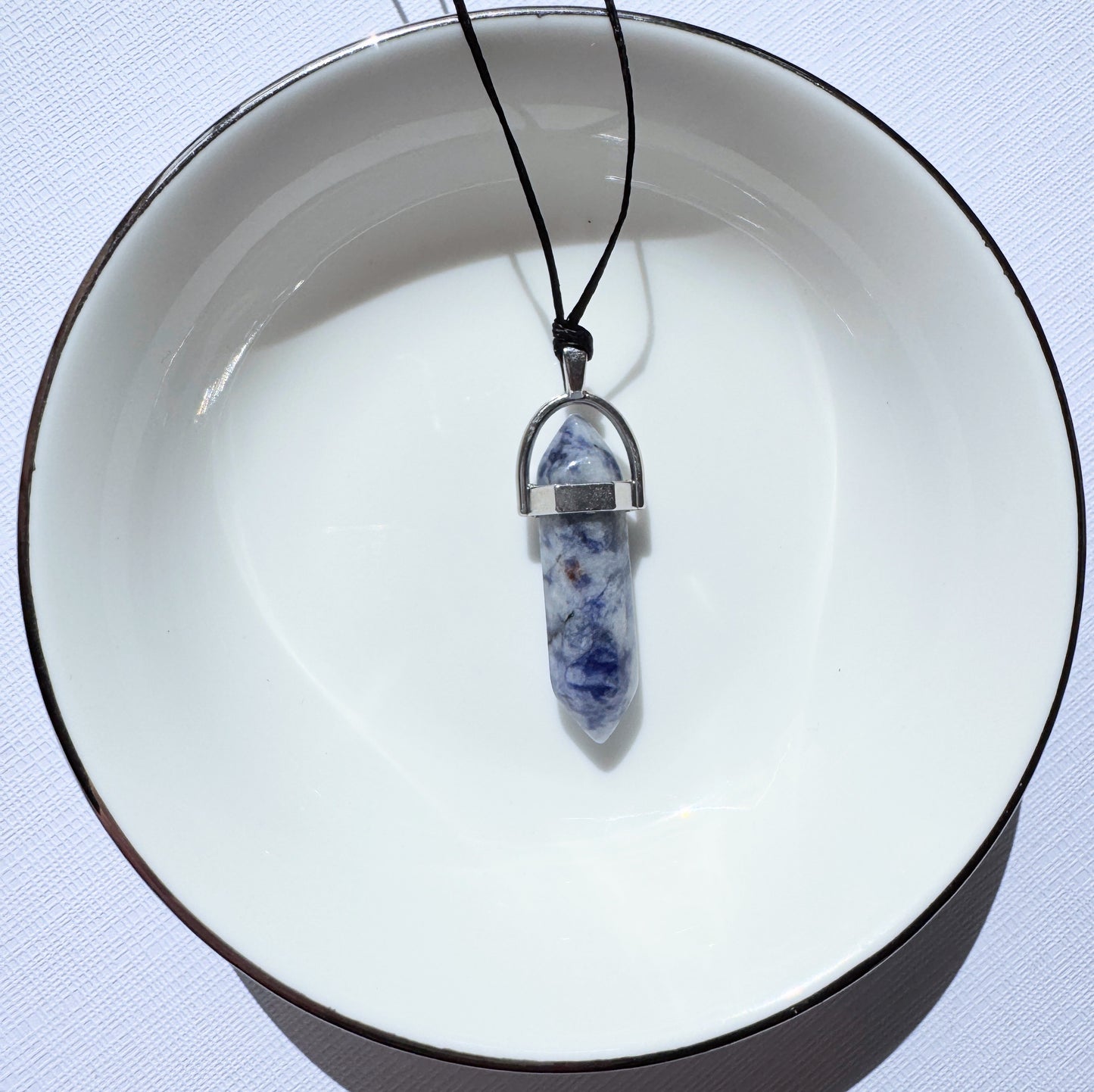 Small Crystal Pendants.