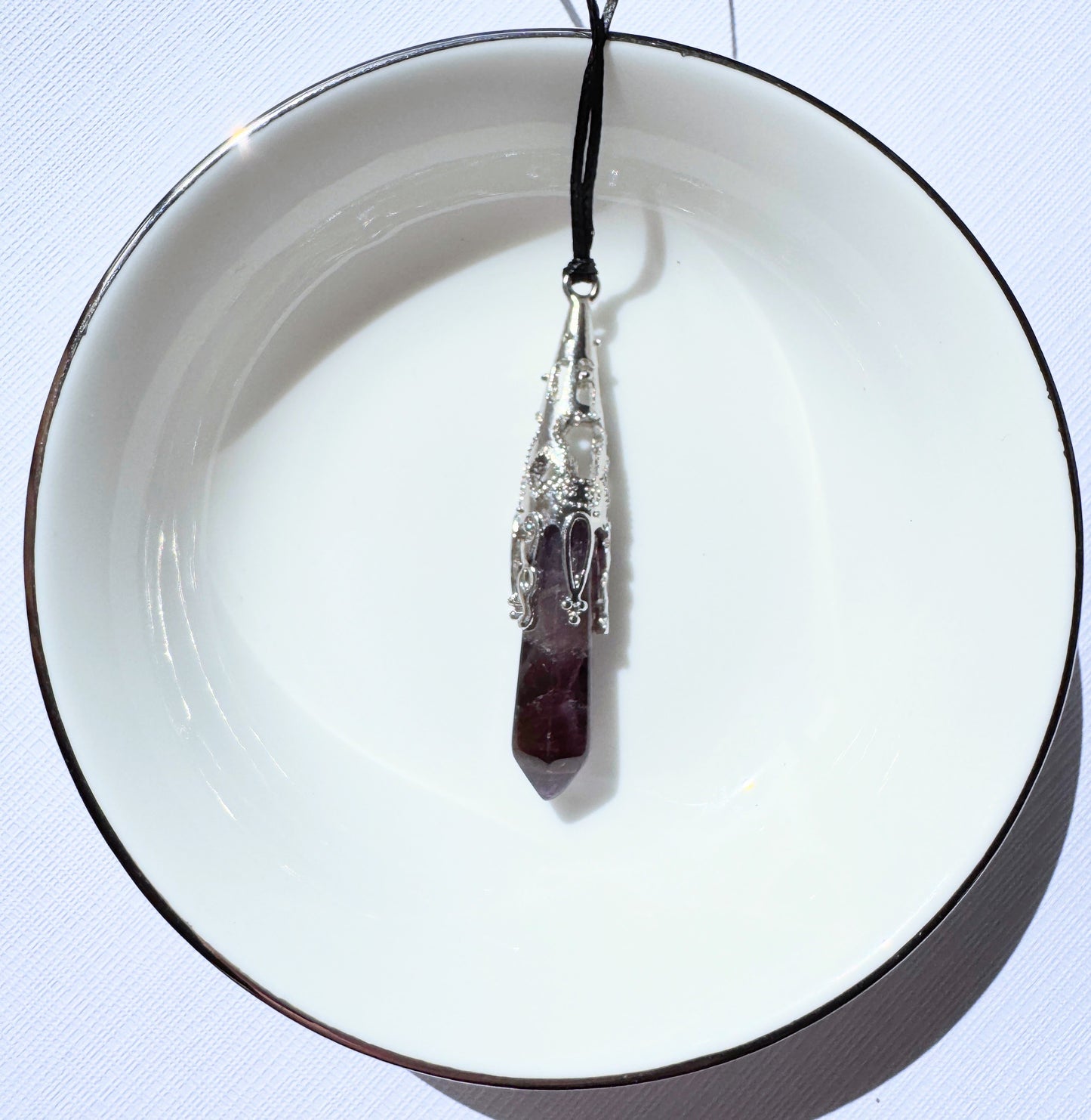 Filigree Crystal Pendants small