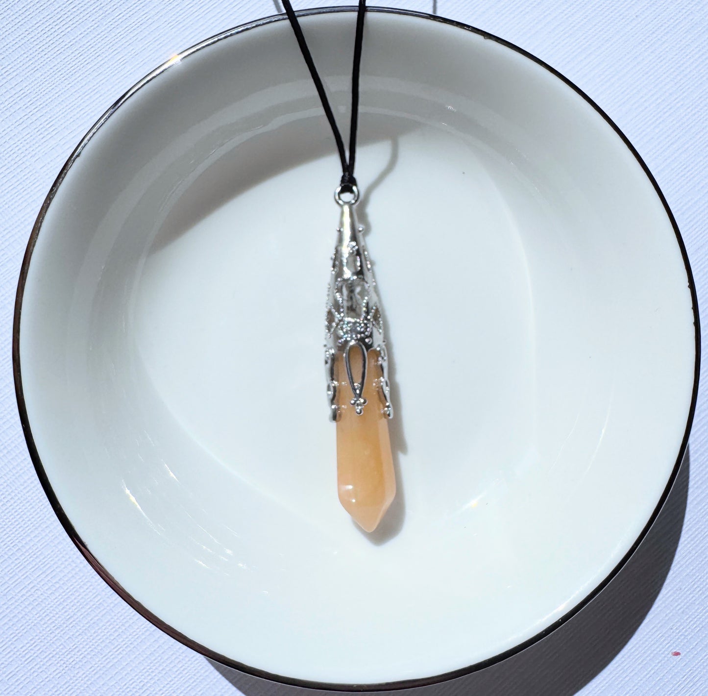 Filigree Crystal Pendants small