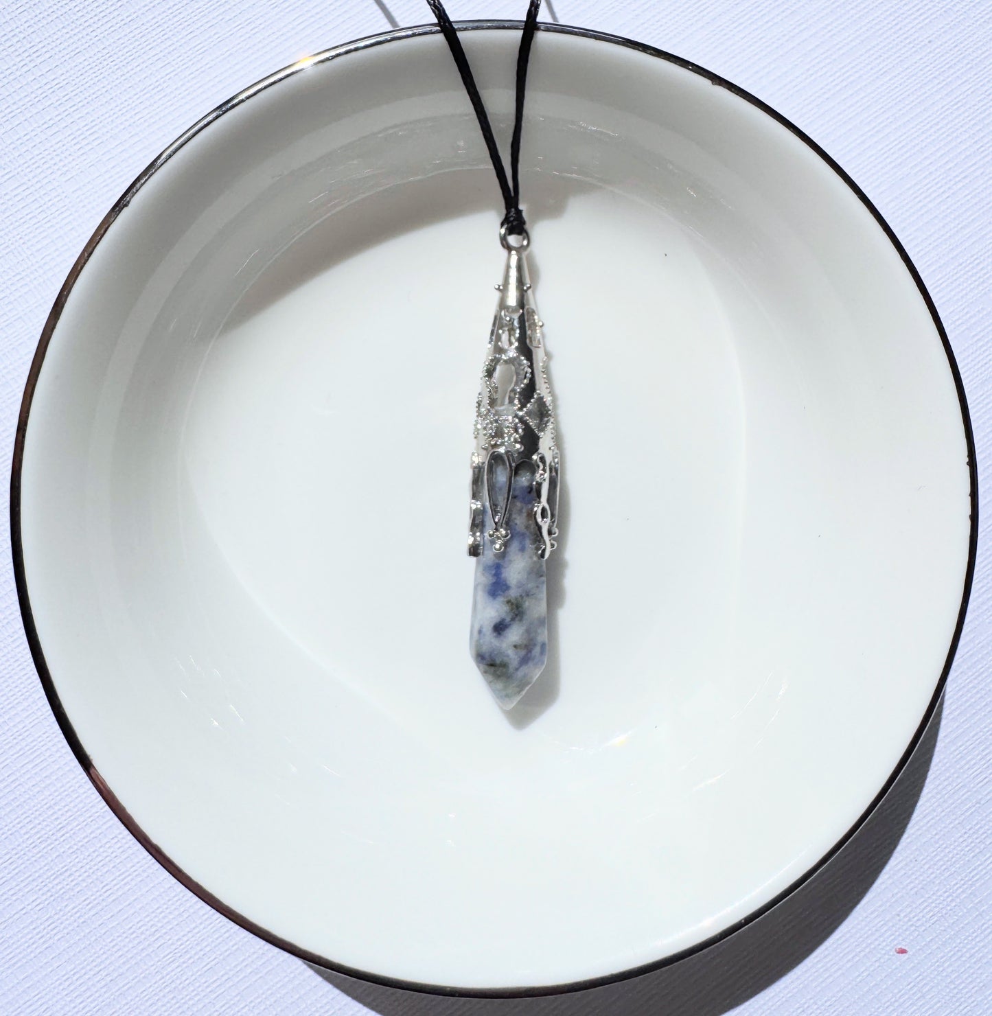 Filigree Crystal Pendants small