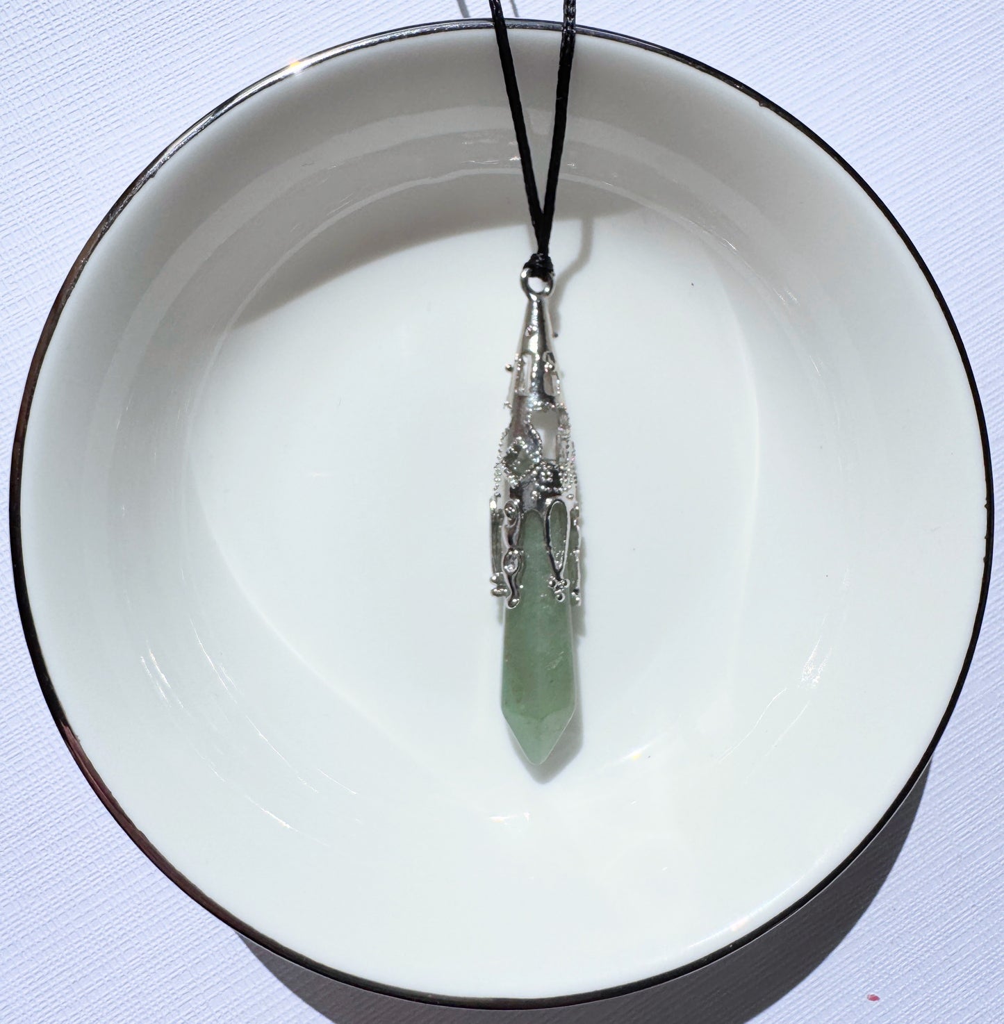 Filigree Crystal Pendants small