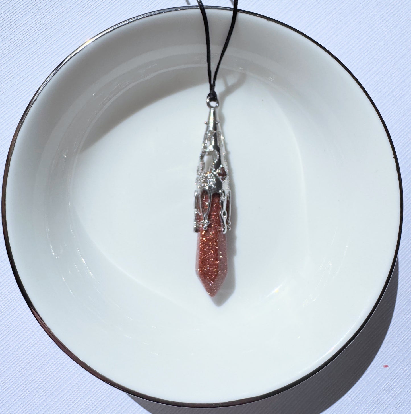 Filigree Crystal Pendants small