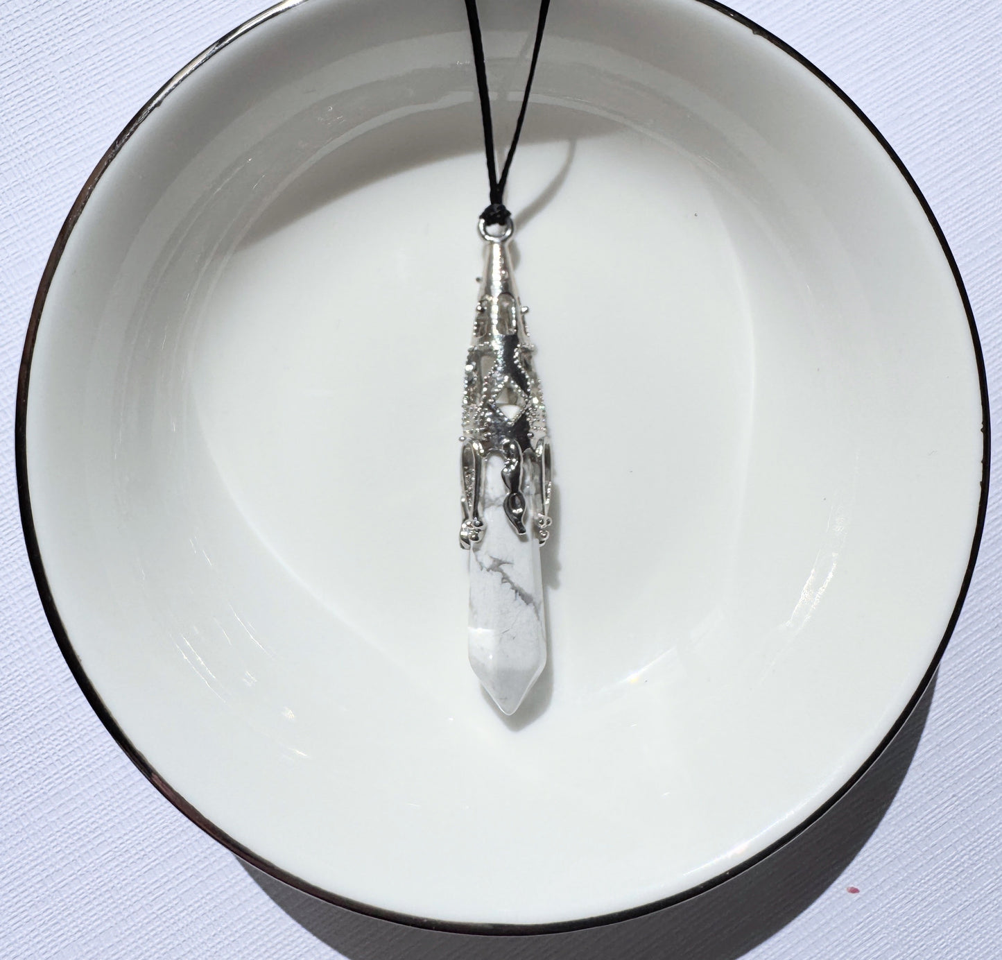 Filigree Crystal Pendants small