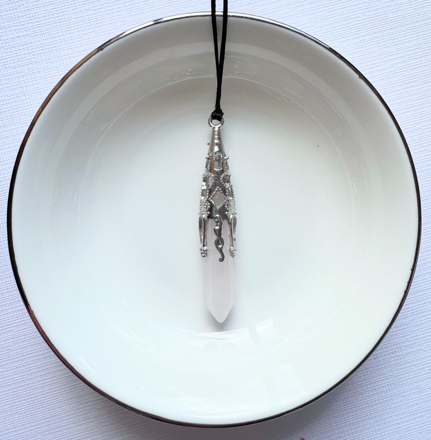 Filigree Crystal Pendants small