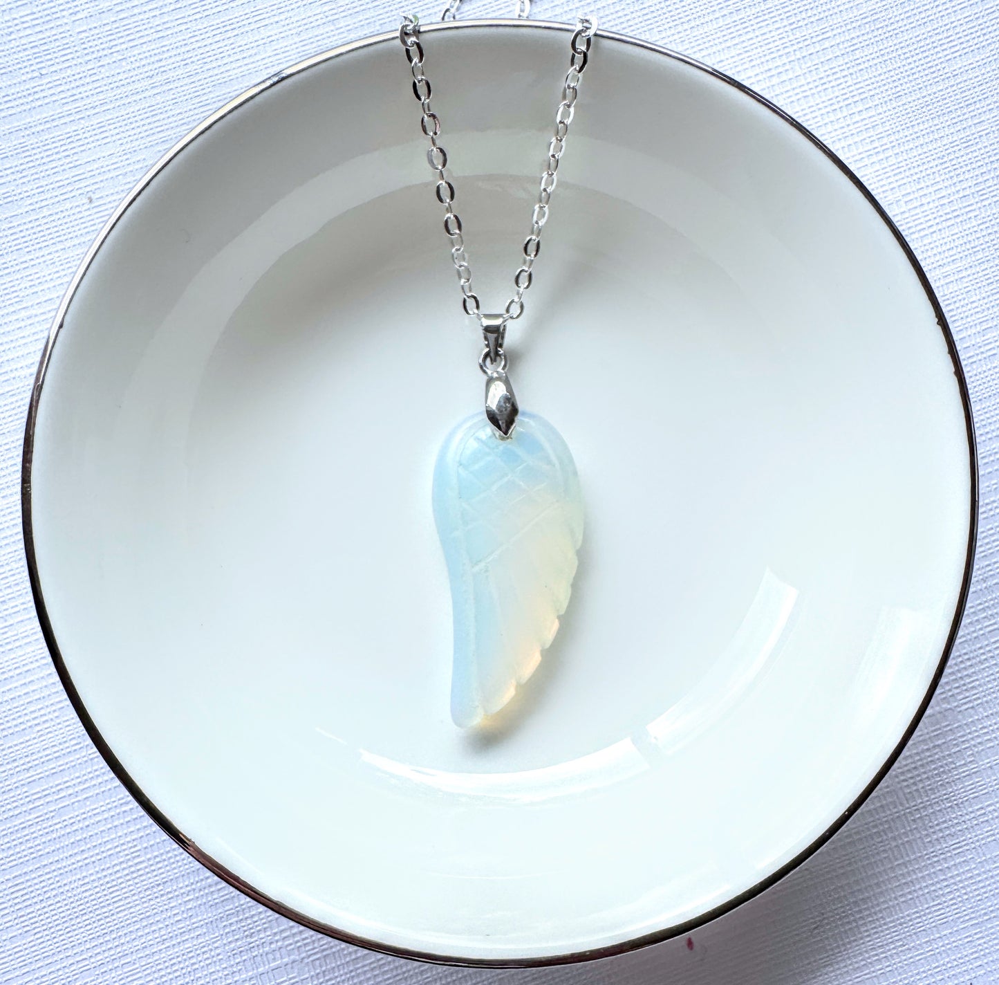 Crystal Angel Wing Pendant