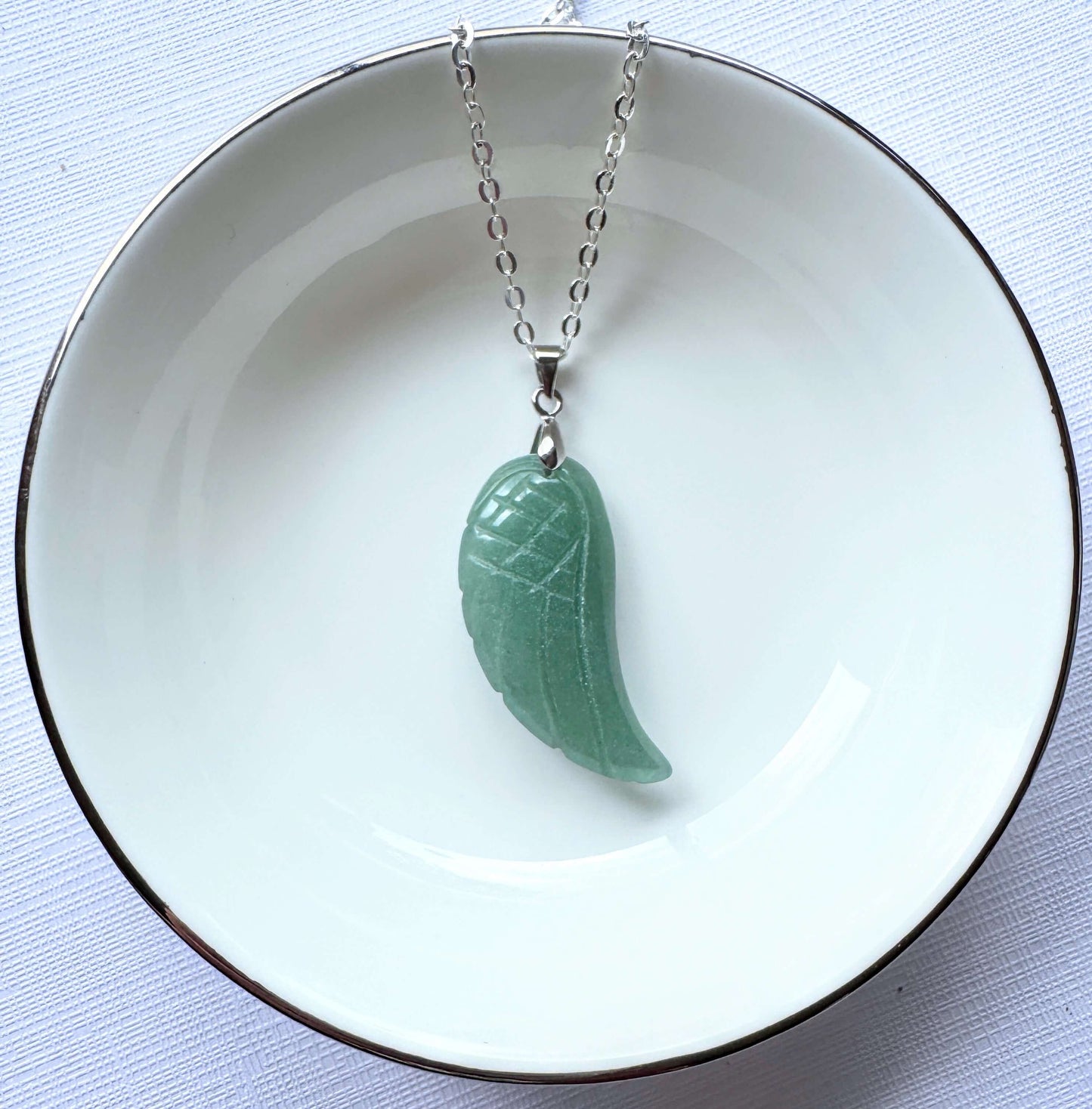 Crystal Angel Wing Pendant